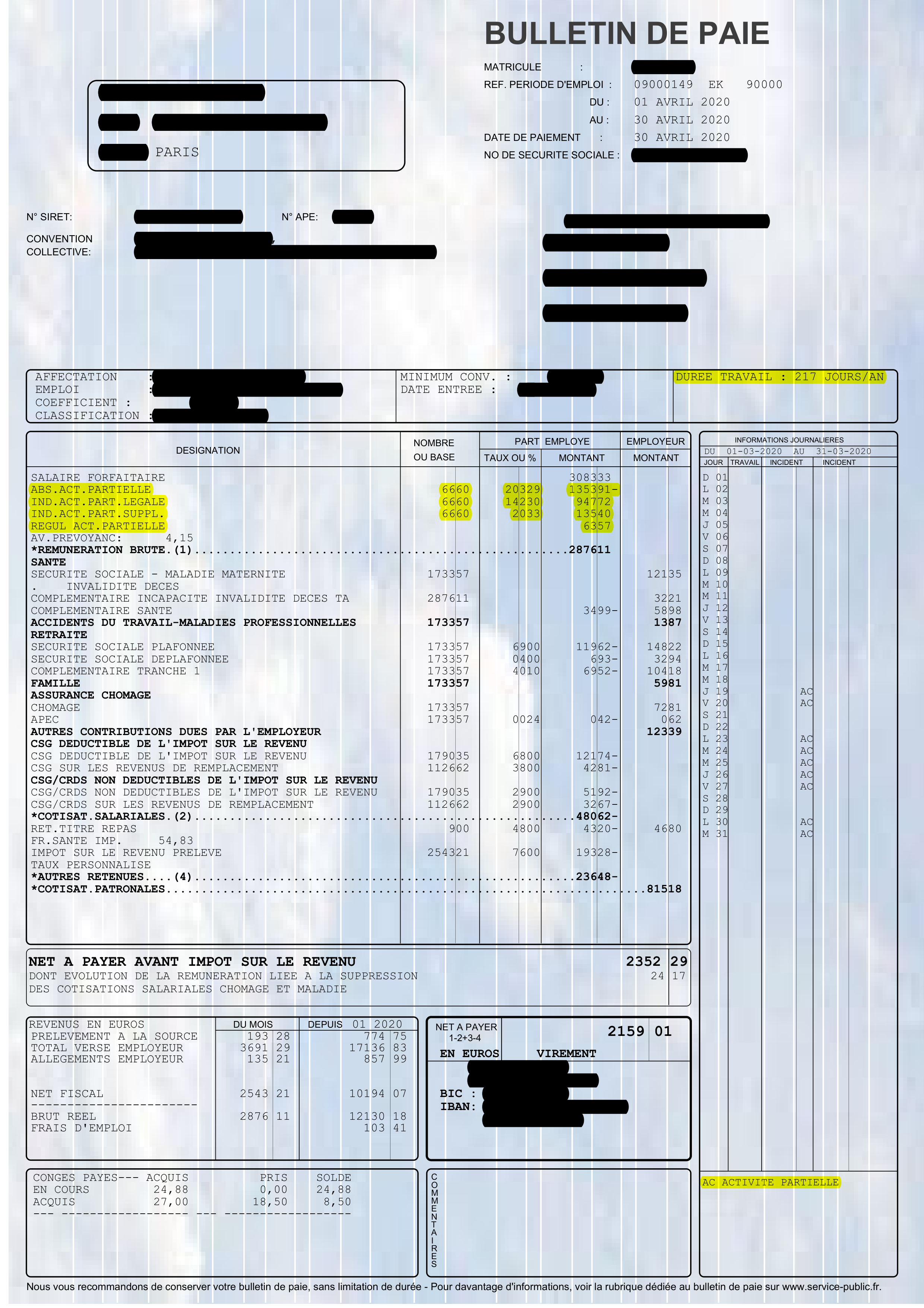 Part Des Cotisations Salariales D'un Cadre En 2022 - Calcul Salaire Net ...