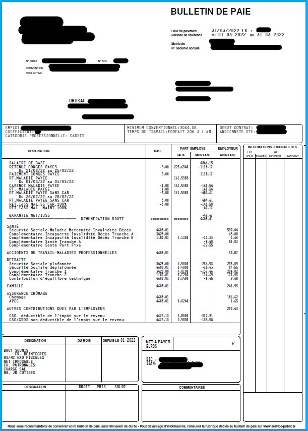 Part Des Cotisations Salariales D'un Cadre En 2022 - Calcul Salaire Net ...