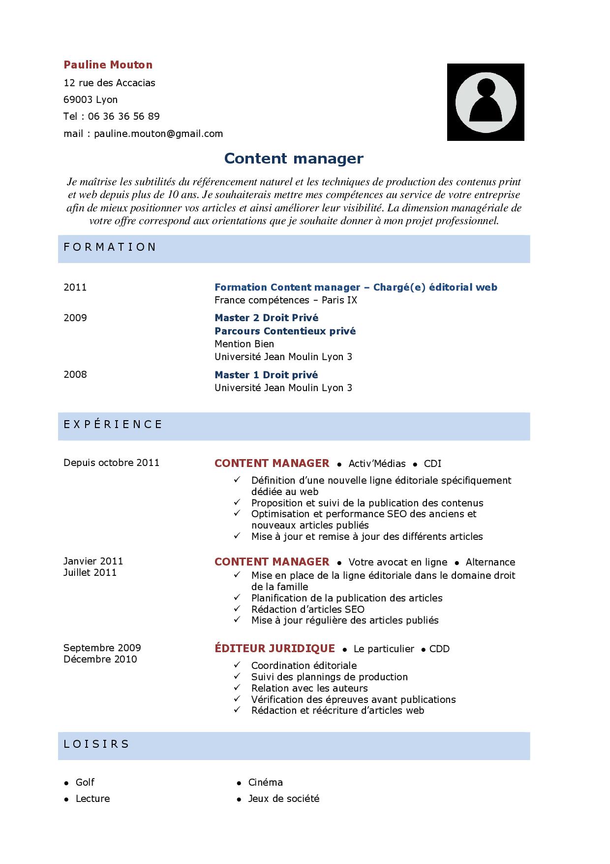 Comment Intégrer Des Rubriques À Votre Cv – UNLECJ