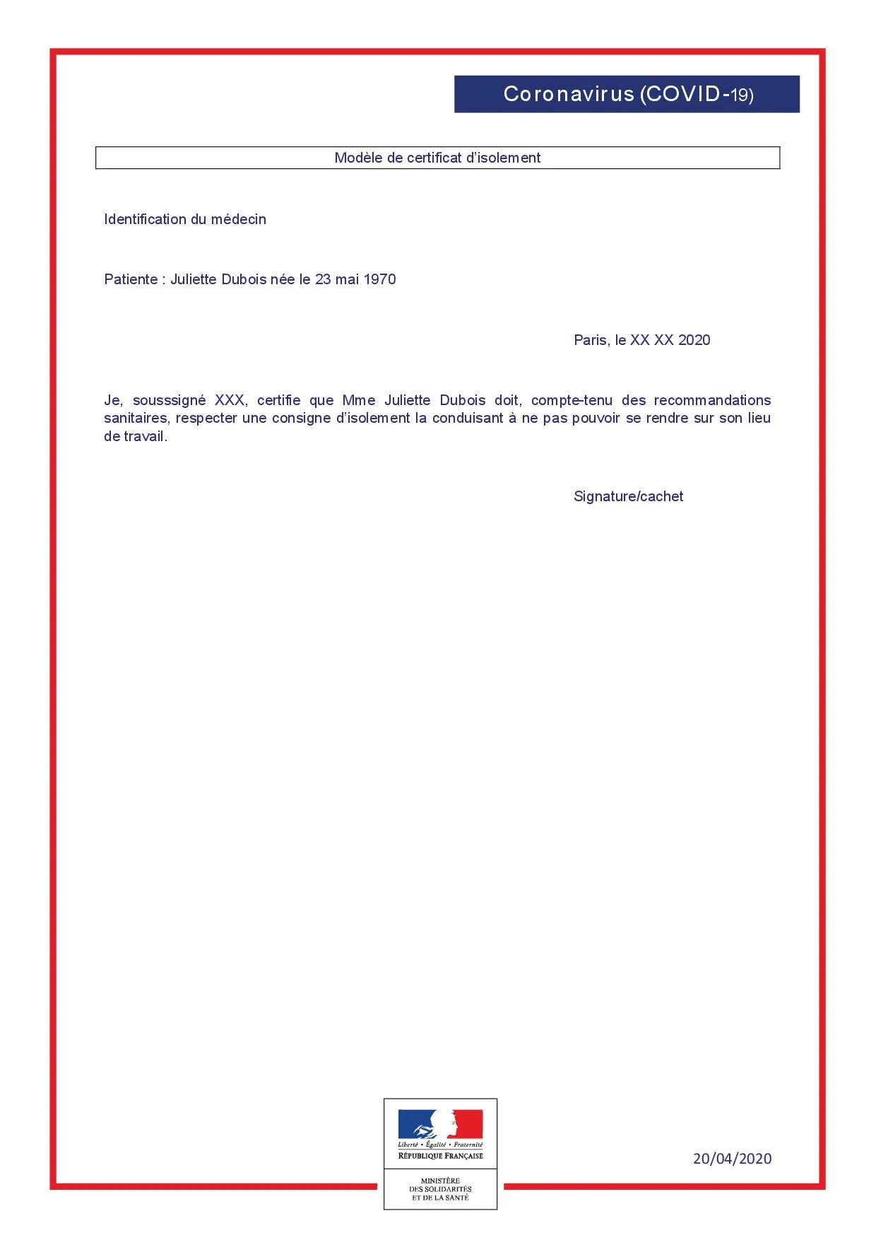 Attestation Sur L Honneur Non Inscription Pole Emploi