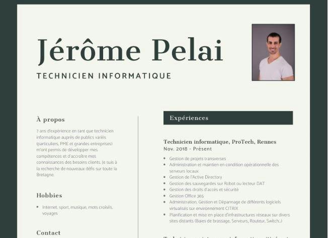 Cv Technicien Reseau Informatique – AJIV