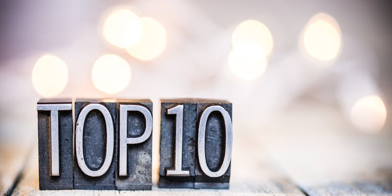 Top 10 postes les plus demandés en 2018