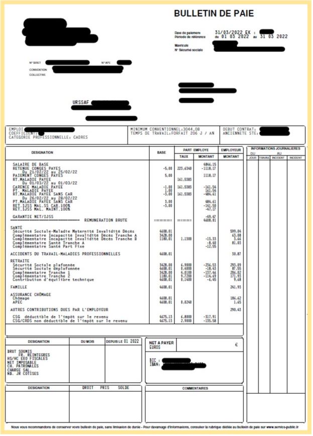 Comprendre Et Vérifier Sa Fiche De Paie En 2022 - Cadremploi