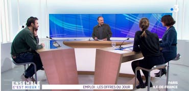 Vu sur France 3 Ile-de-France : ORL et ciseaux génétiques, 2 histoires d'offres d'emploi sur Cadremploi