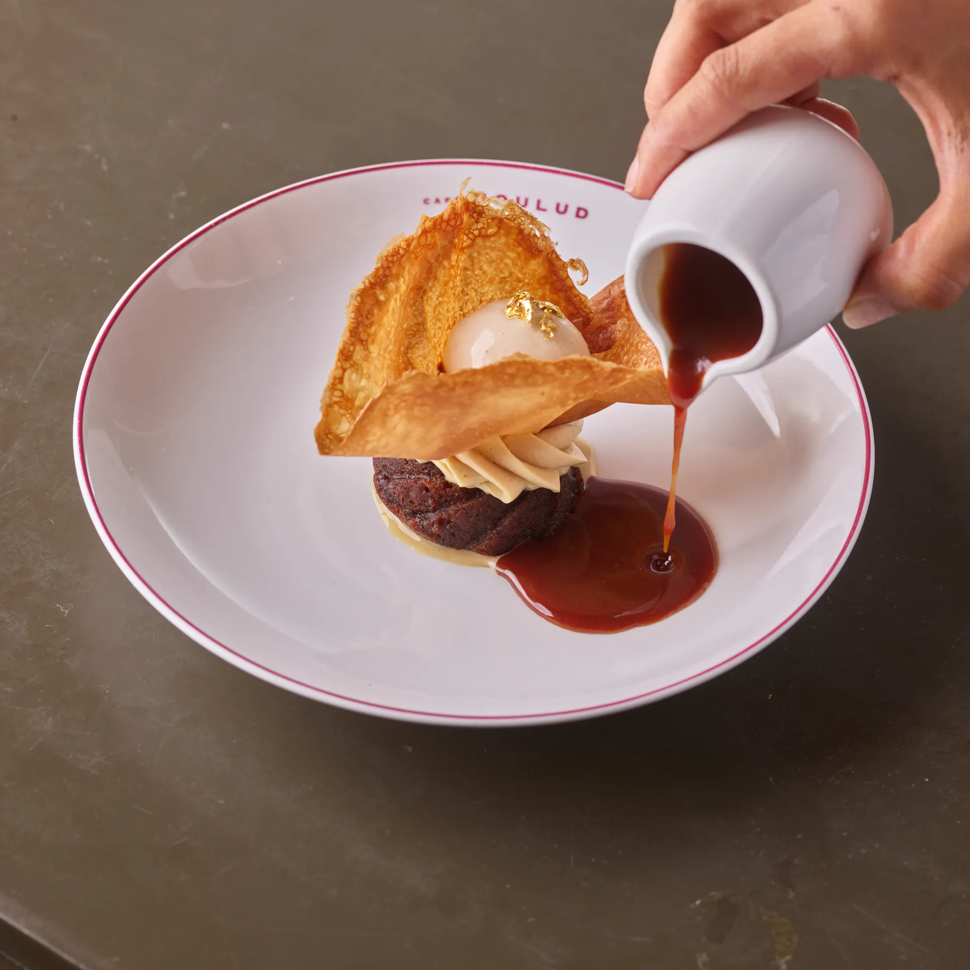 Sticky Fig Cake at Café Boulud at Maison BARNES