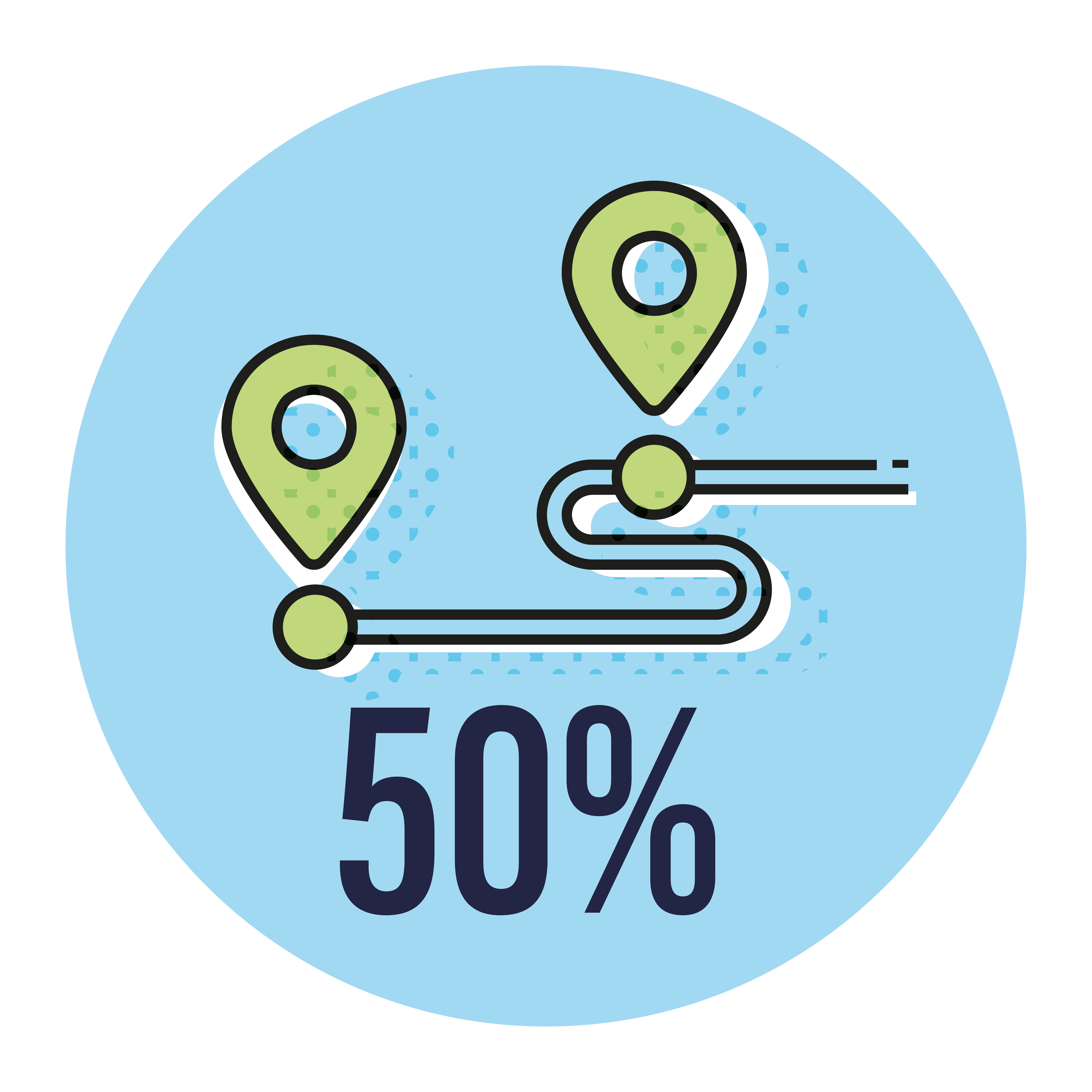 50% of challenge goal