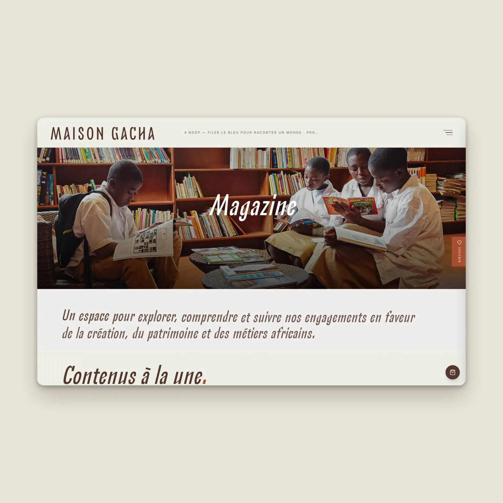 Maison Gacha website, screen 21
