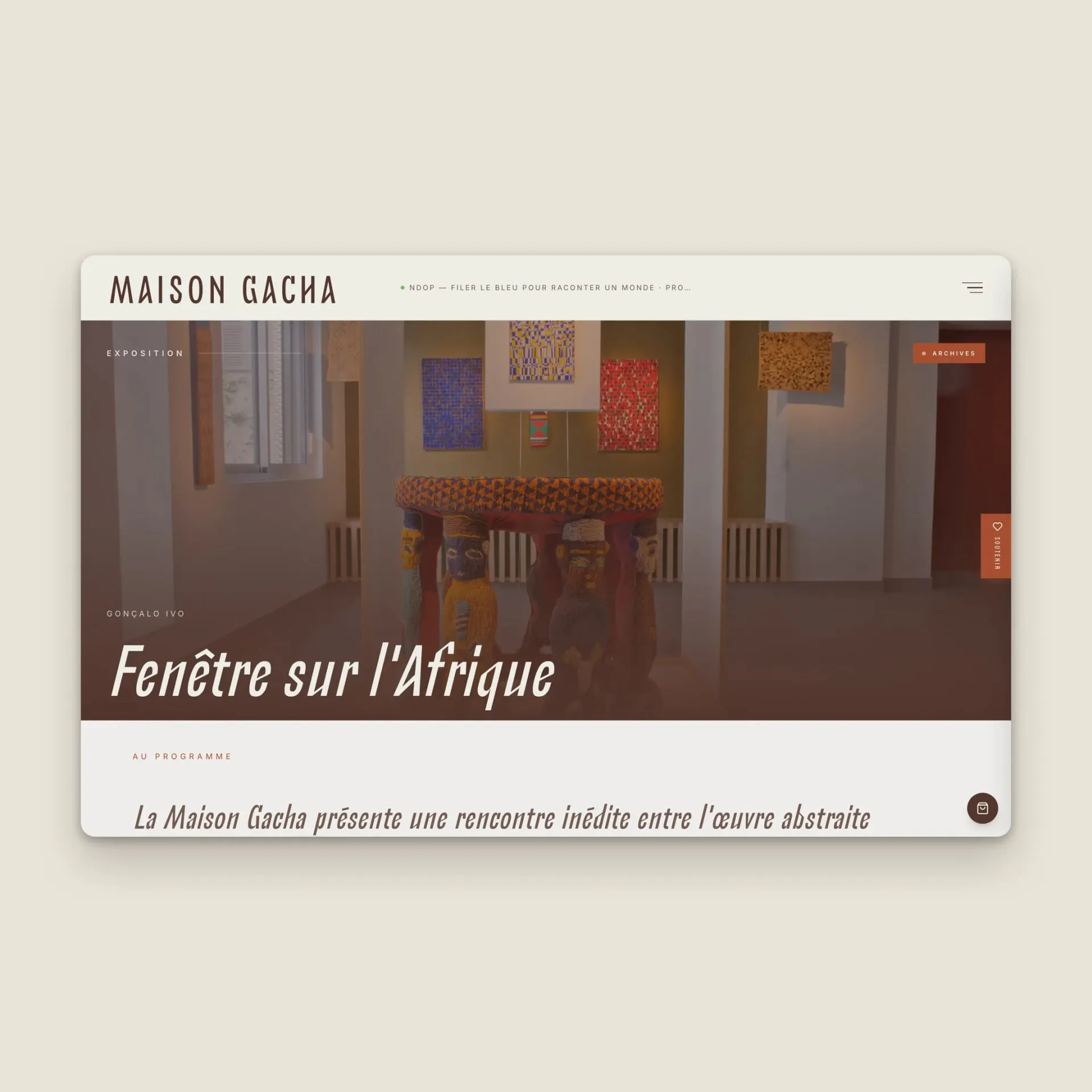 Maison Gacha website, screen 14