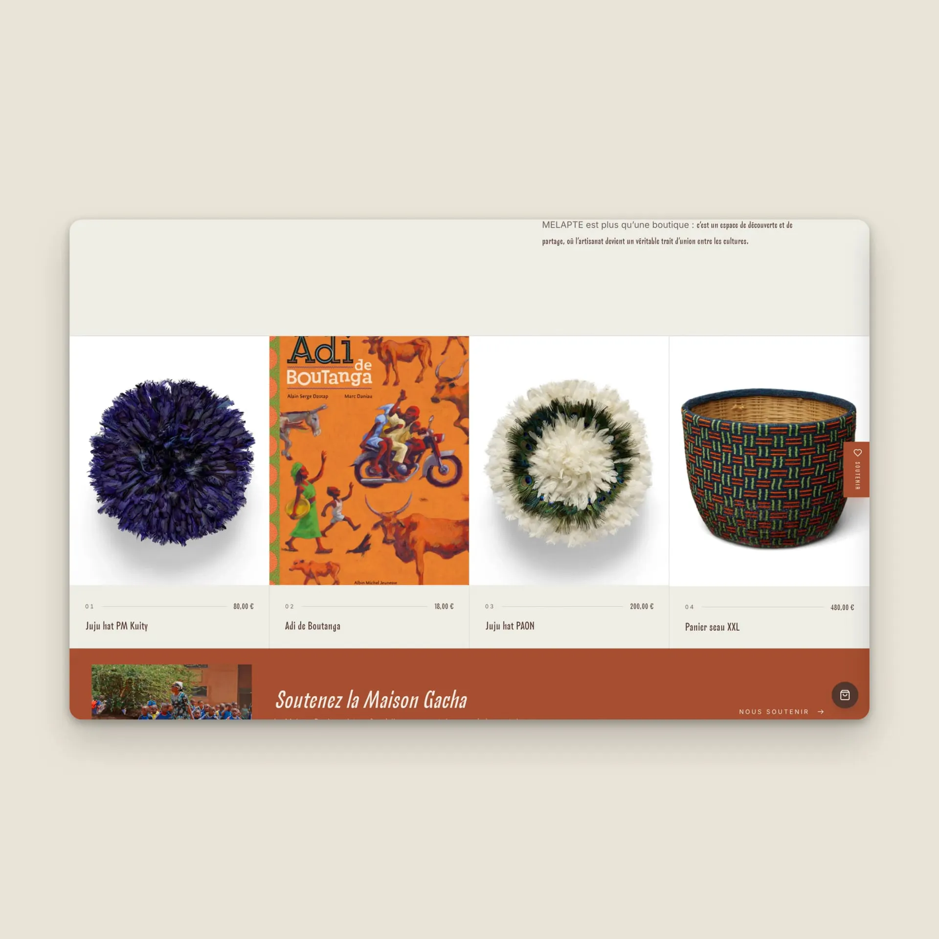 Maison Gacha website, screen 7