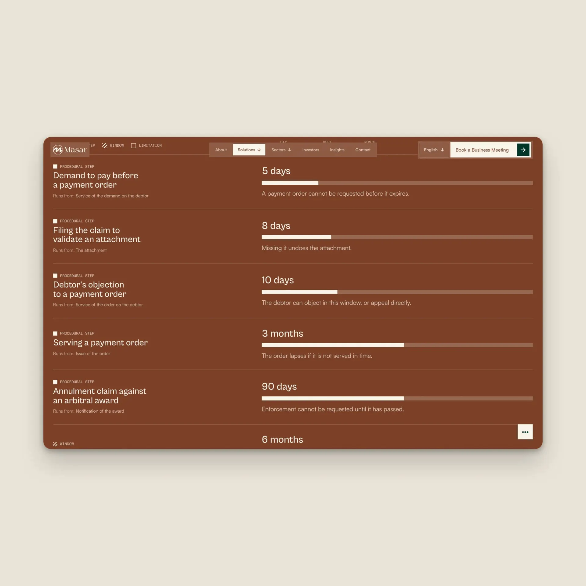 MASAR Business Legal Advisors — screen 12