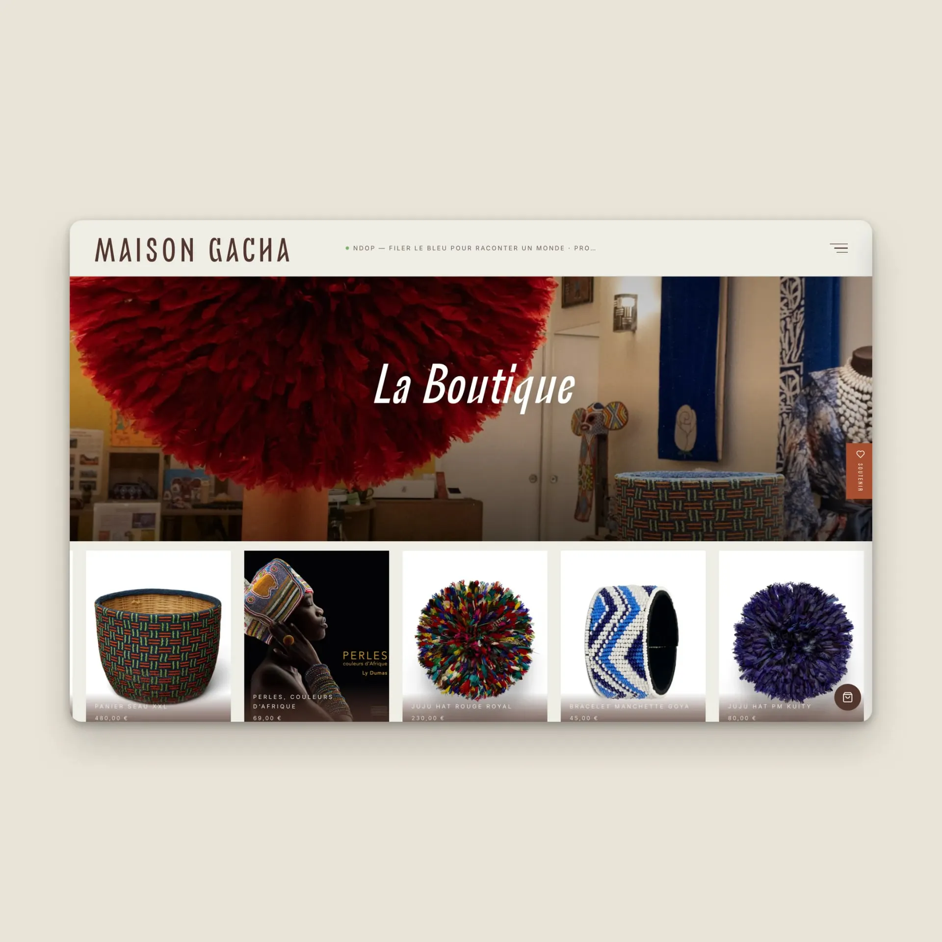 Maison Gacha website, screen 23