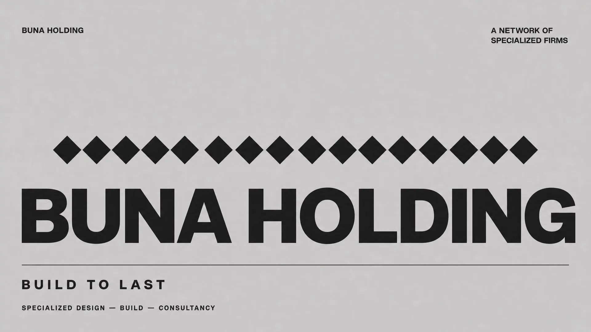 Buna Holding poster