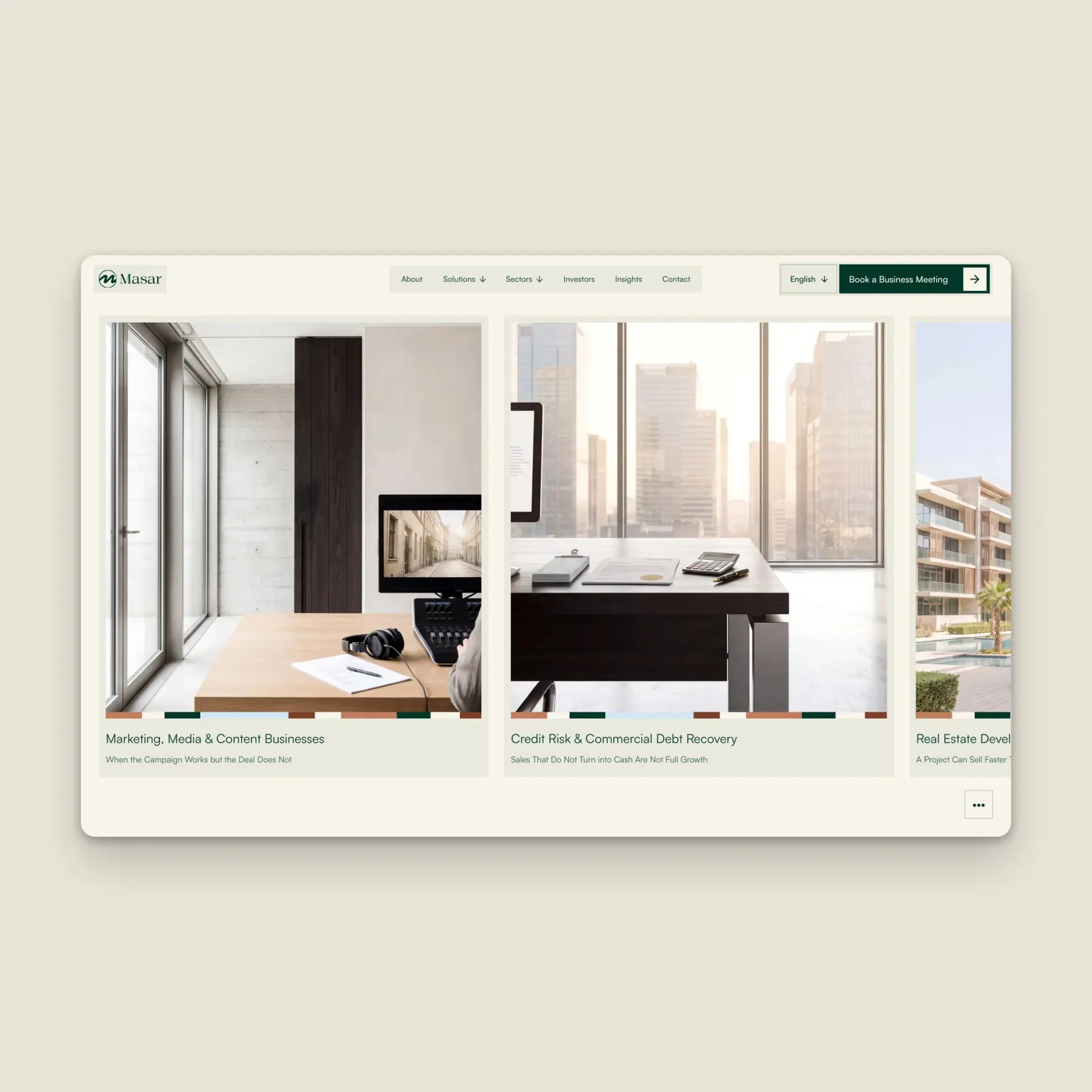 MASAR Business Legal Advisors — screen 2