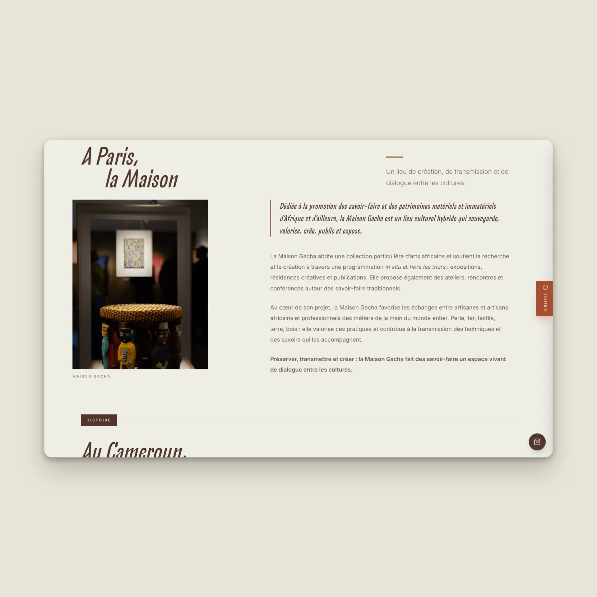 Maison Gacha website, screen 9