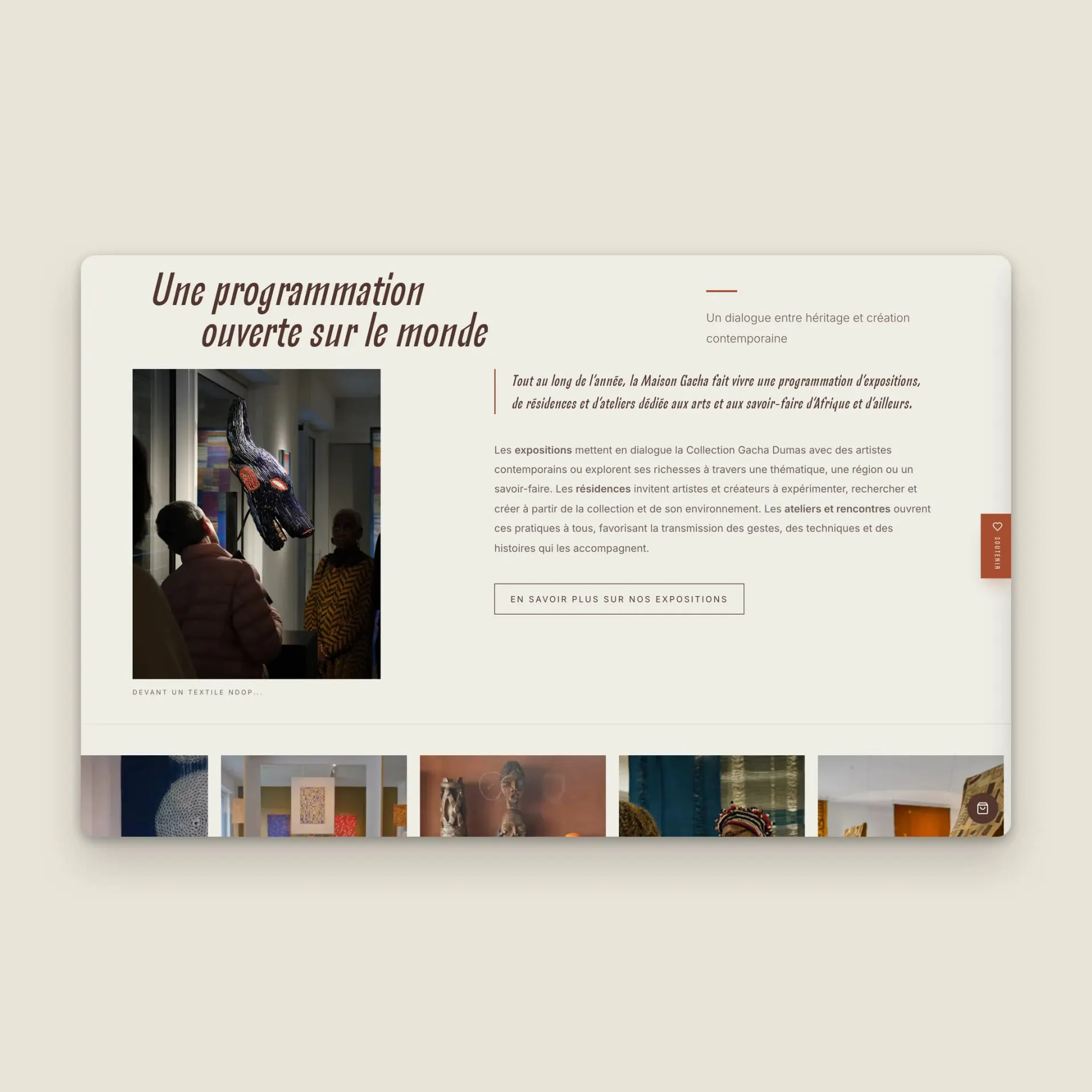 Maison Gacha website, screen 10