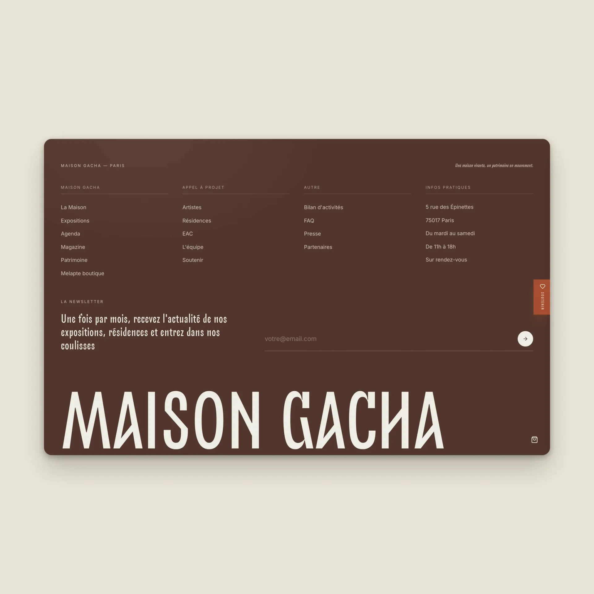 Maison Gacha website, screen 33