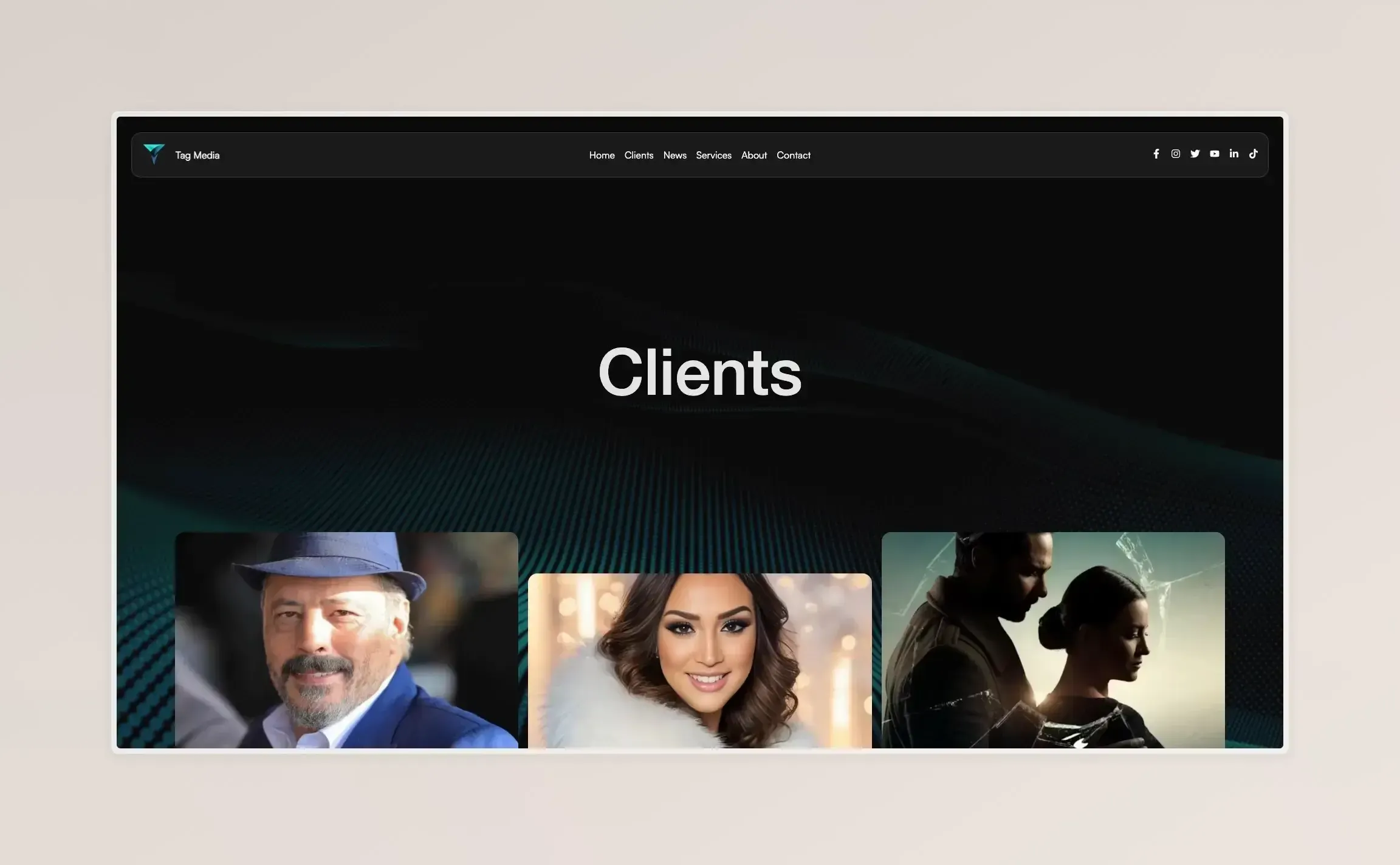 clients page