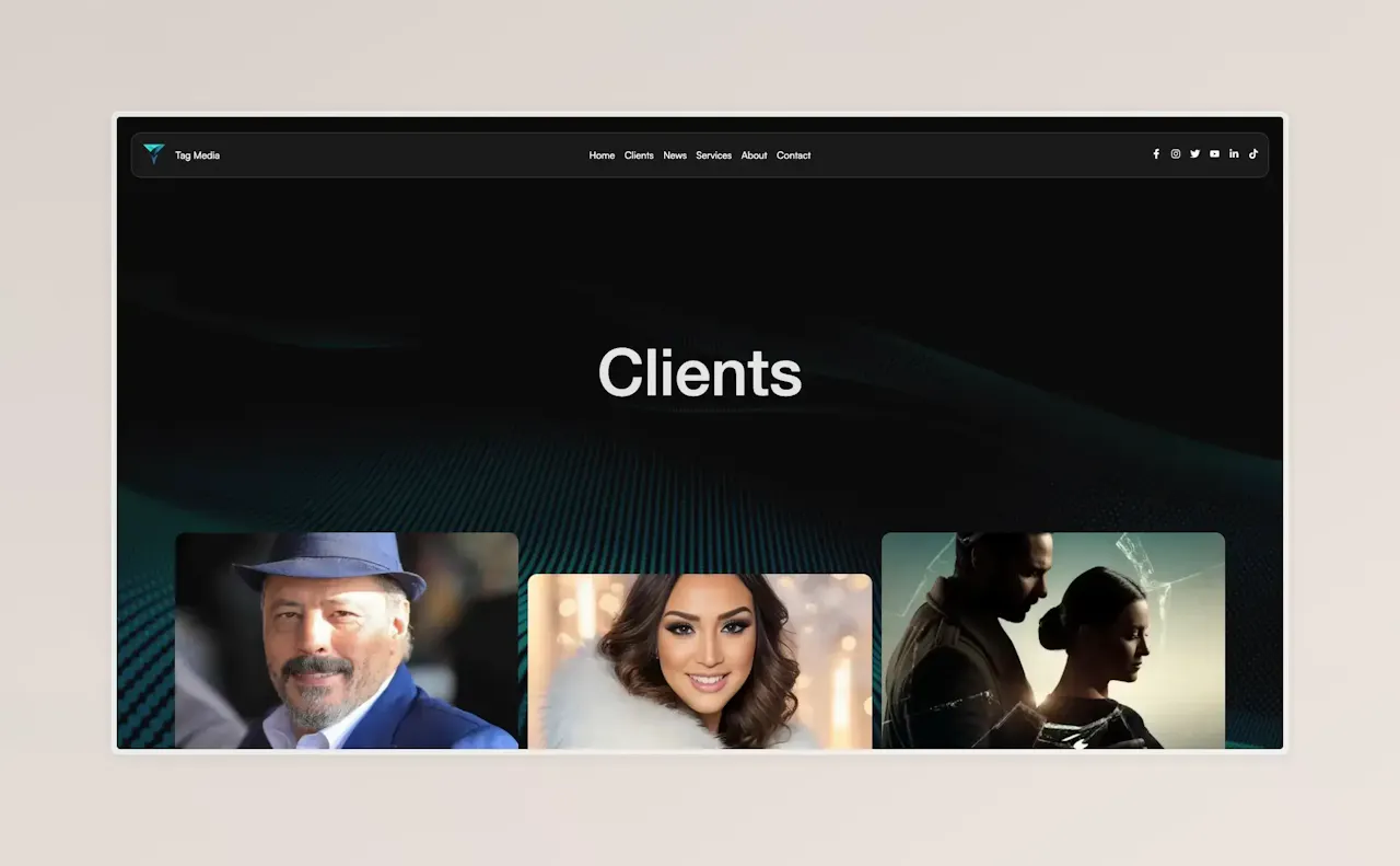 clients page