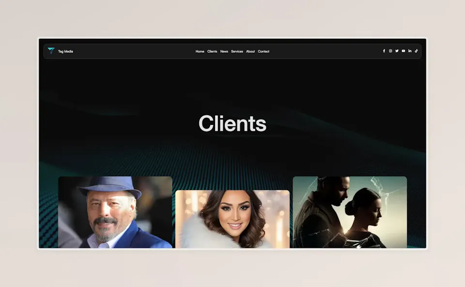 clients page