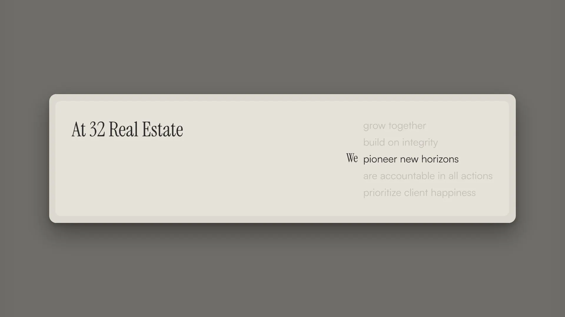 values ticker
