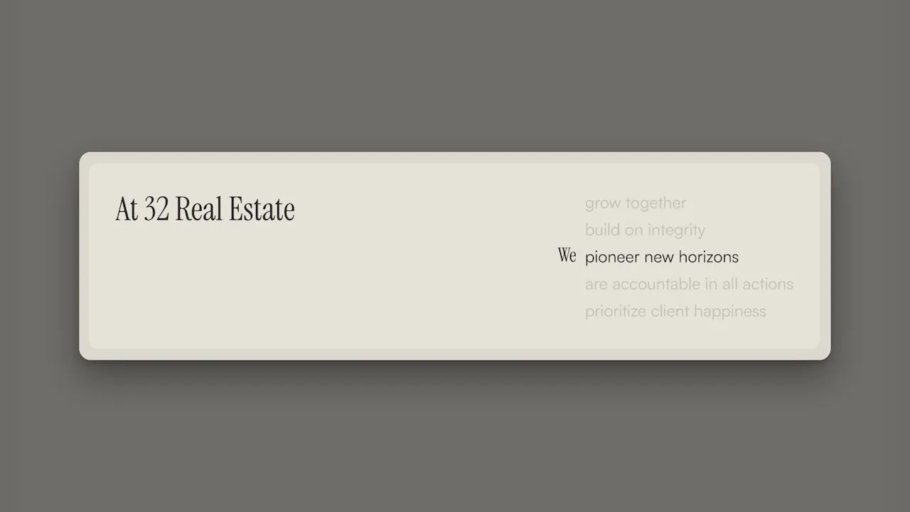 values ticker