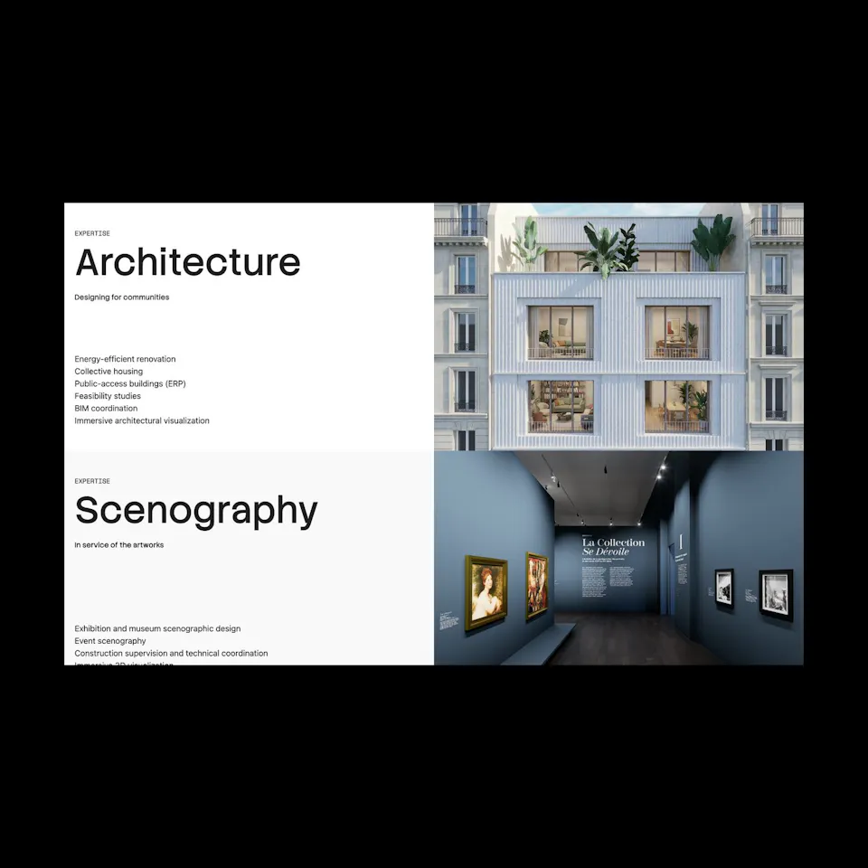 architecture and scenography expertise