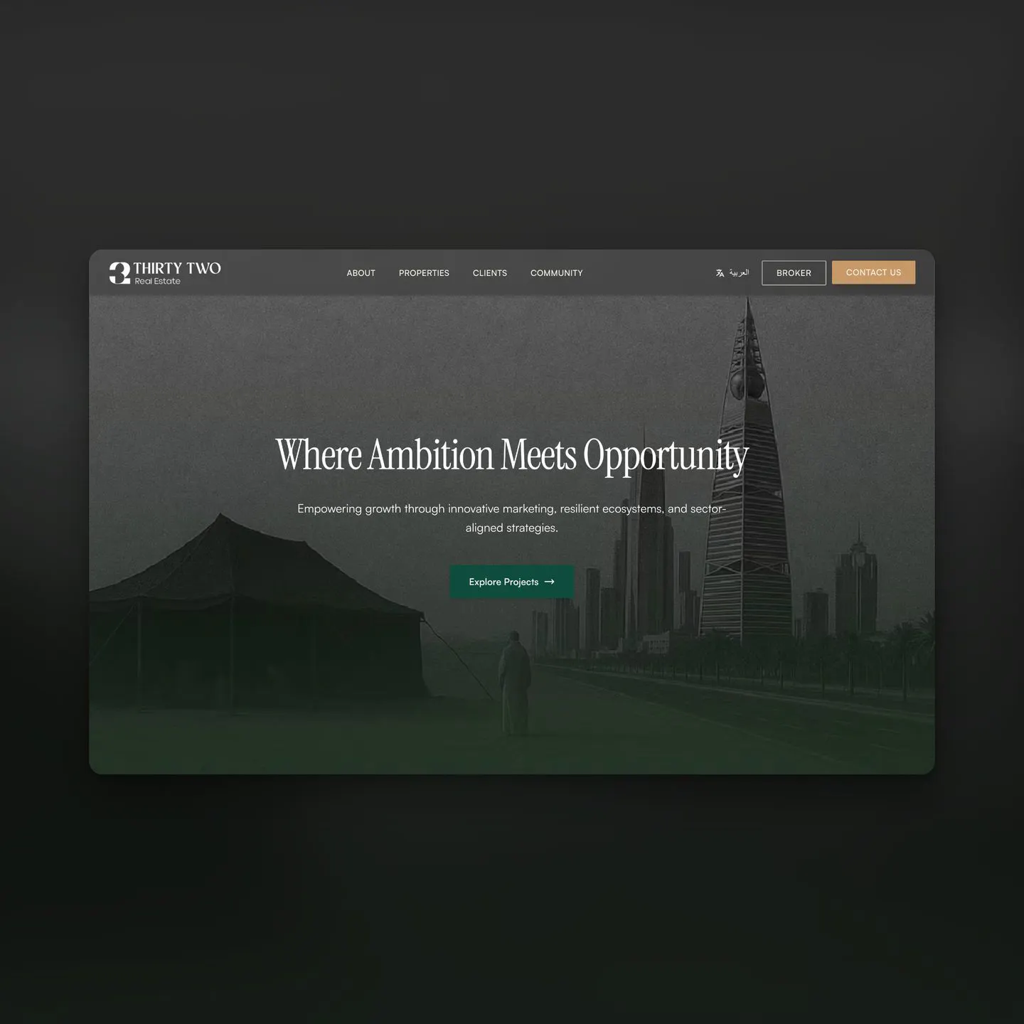 homepage hero