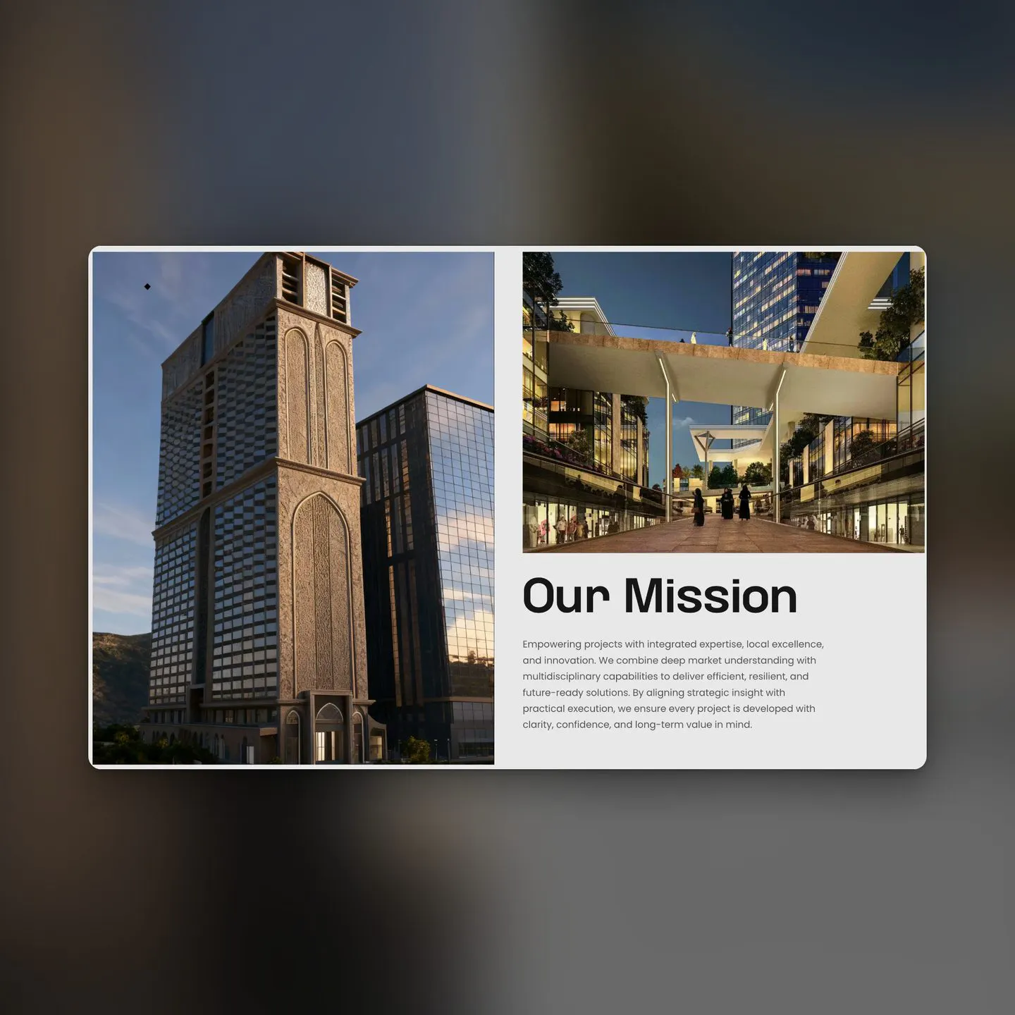 mission section