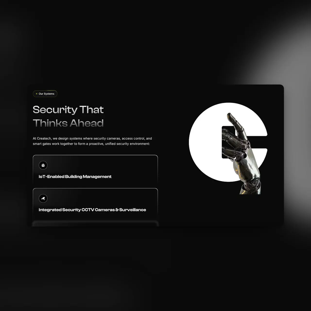 security systems section