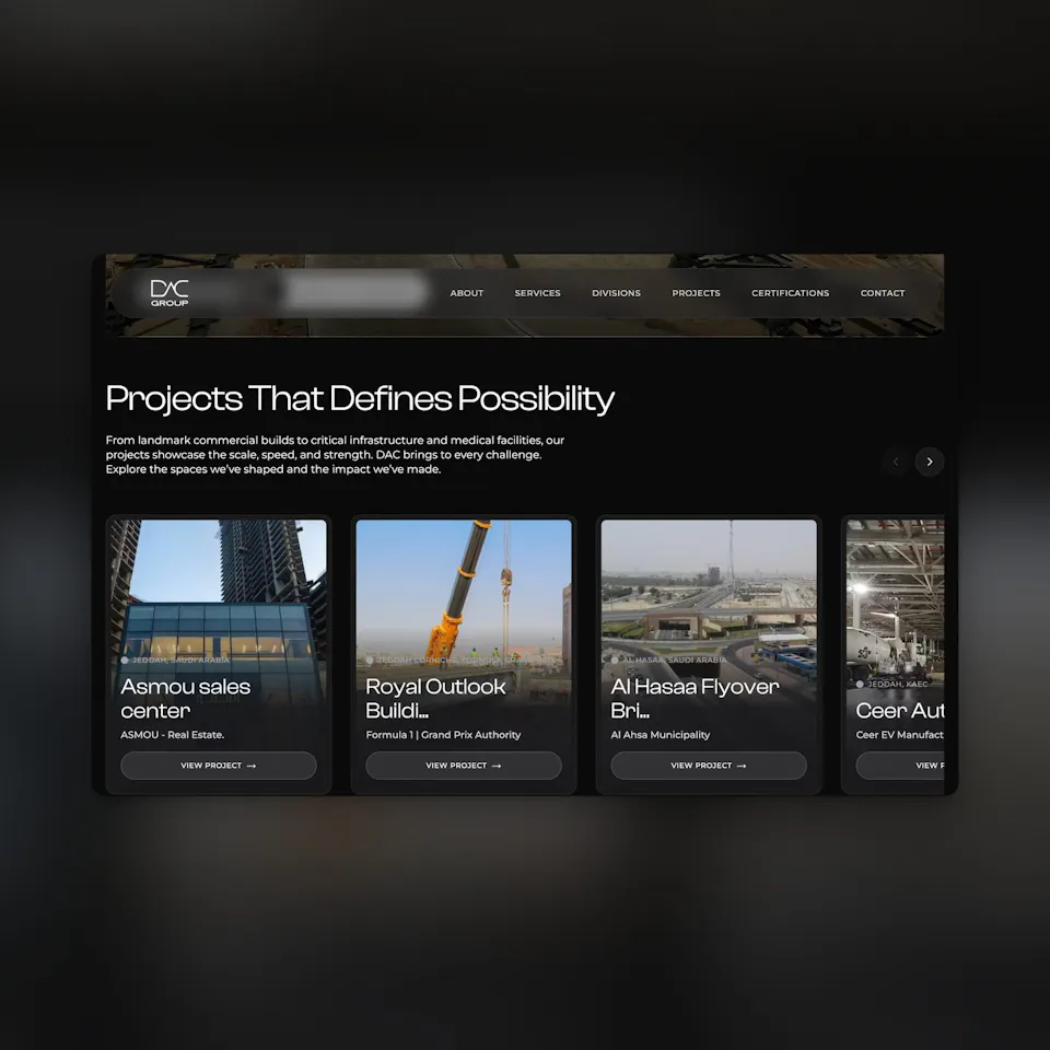projects carousel