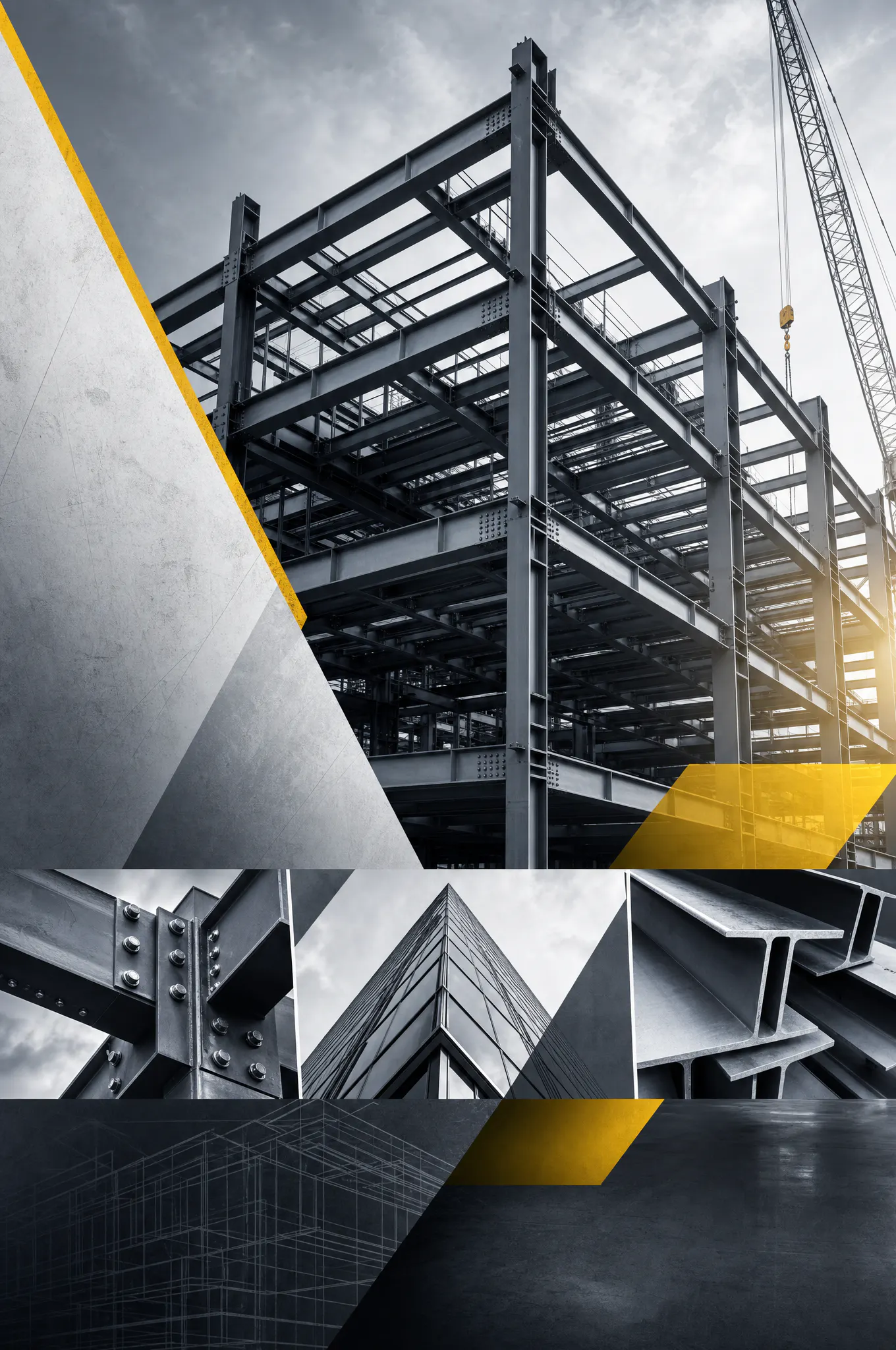 steel construction poster