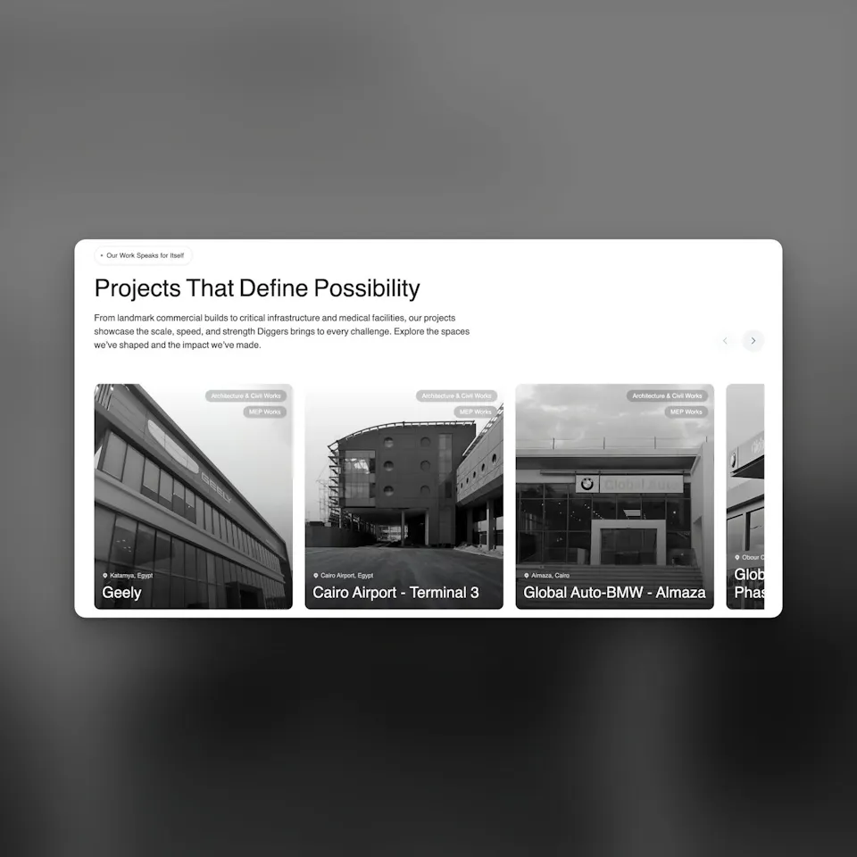 projects carousel
