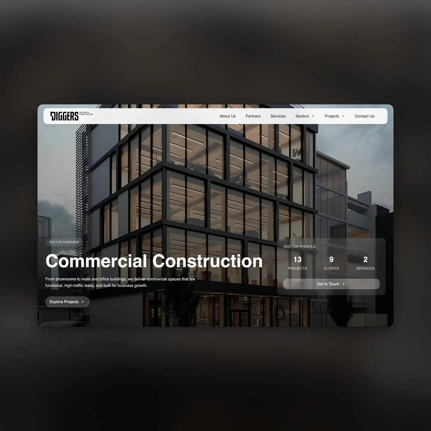 commercial construction sector page