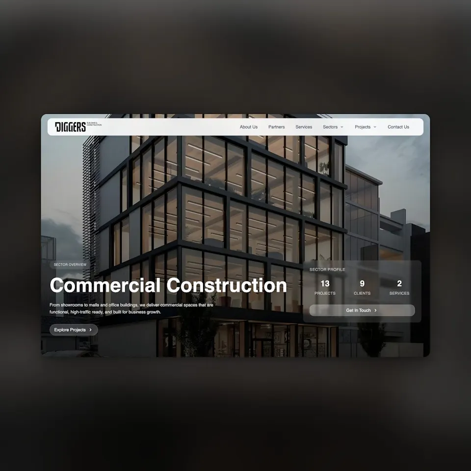commercial construction sector page