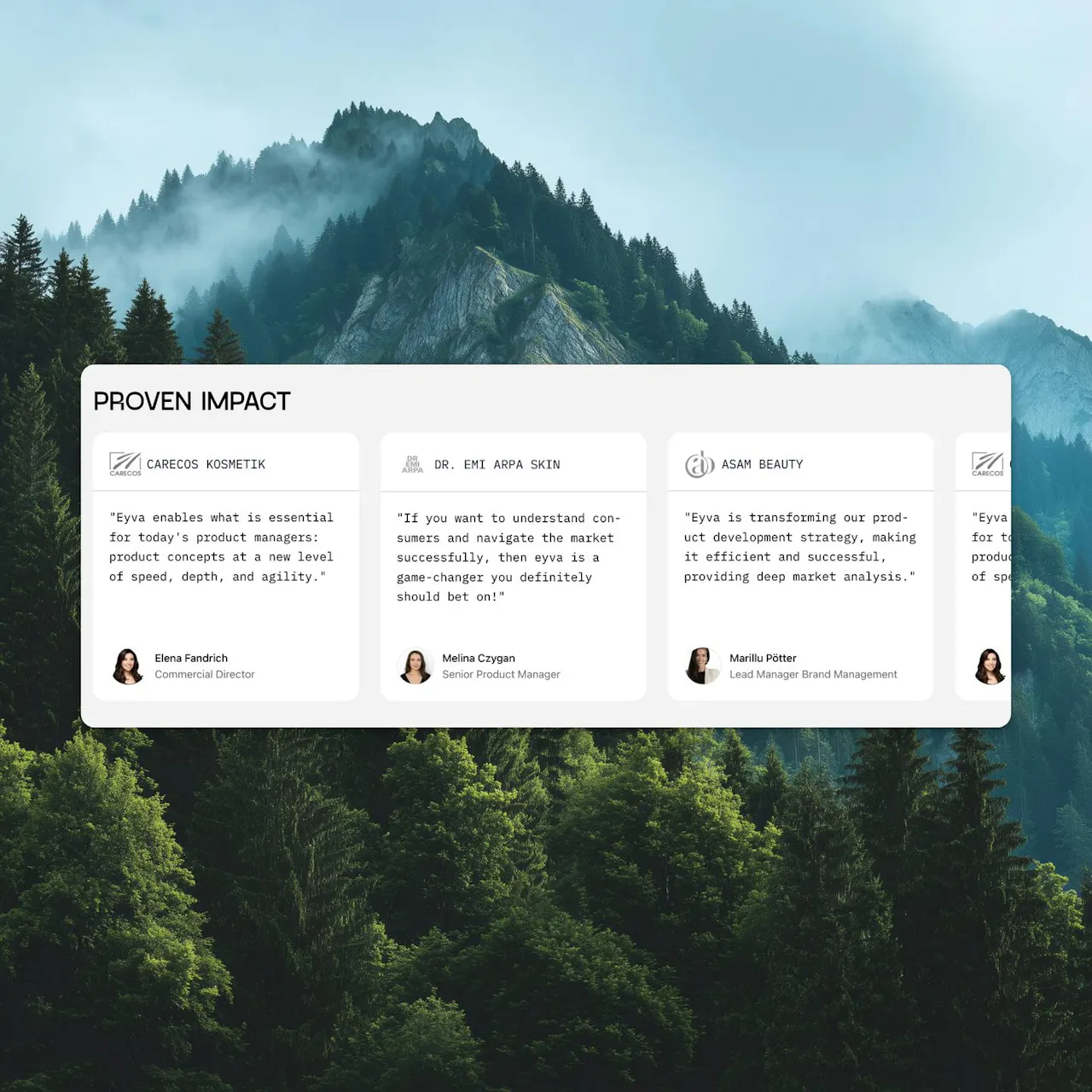 testimonials grid