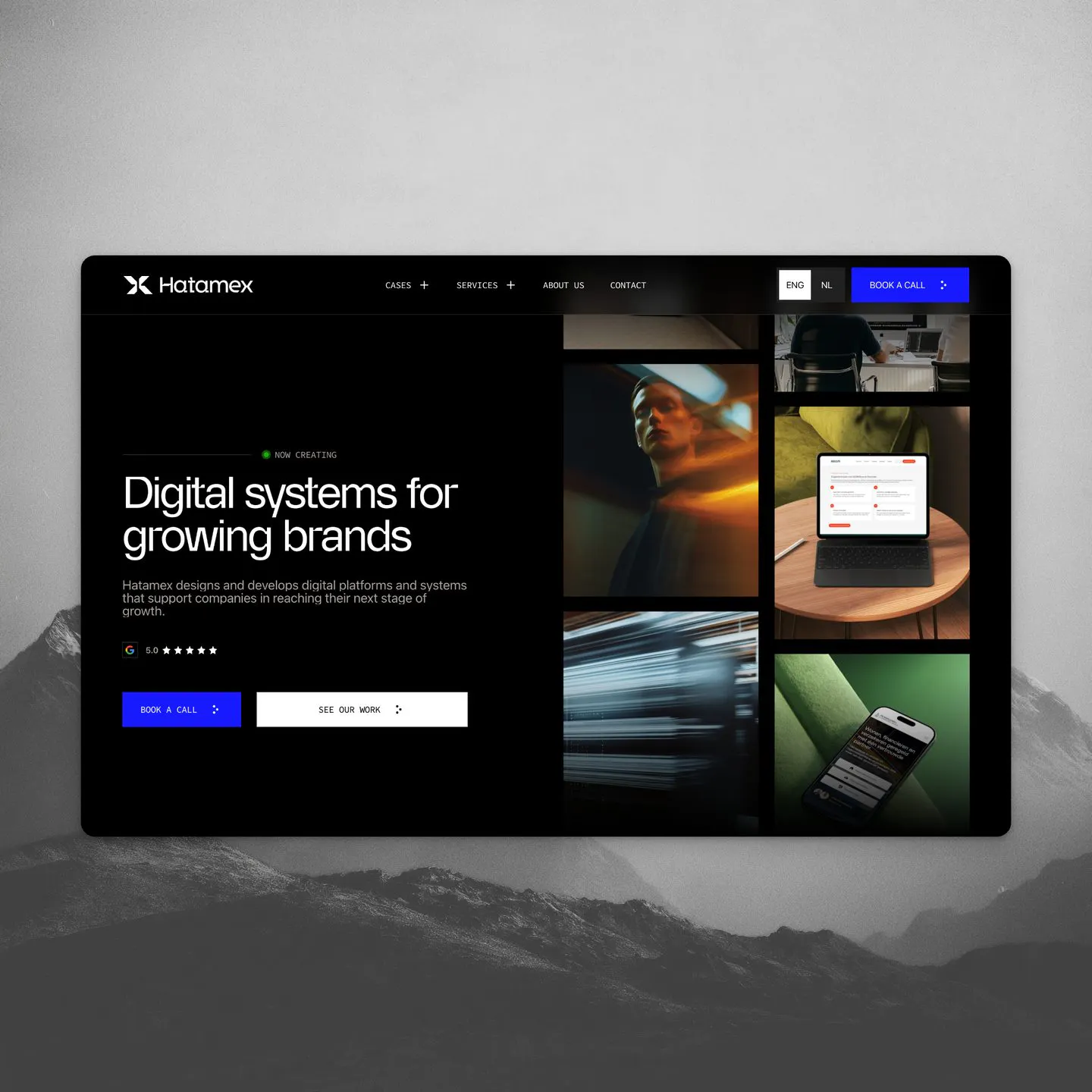 homepage hero