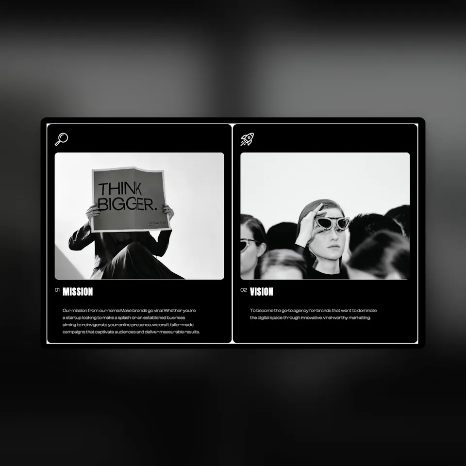 mission and vision cards