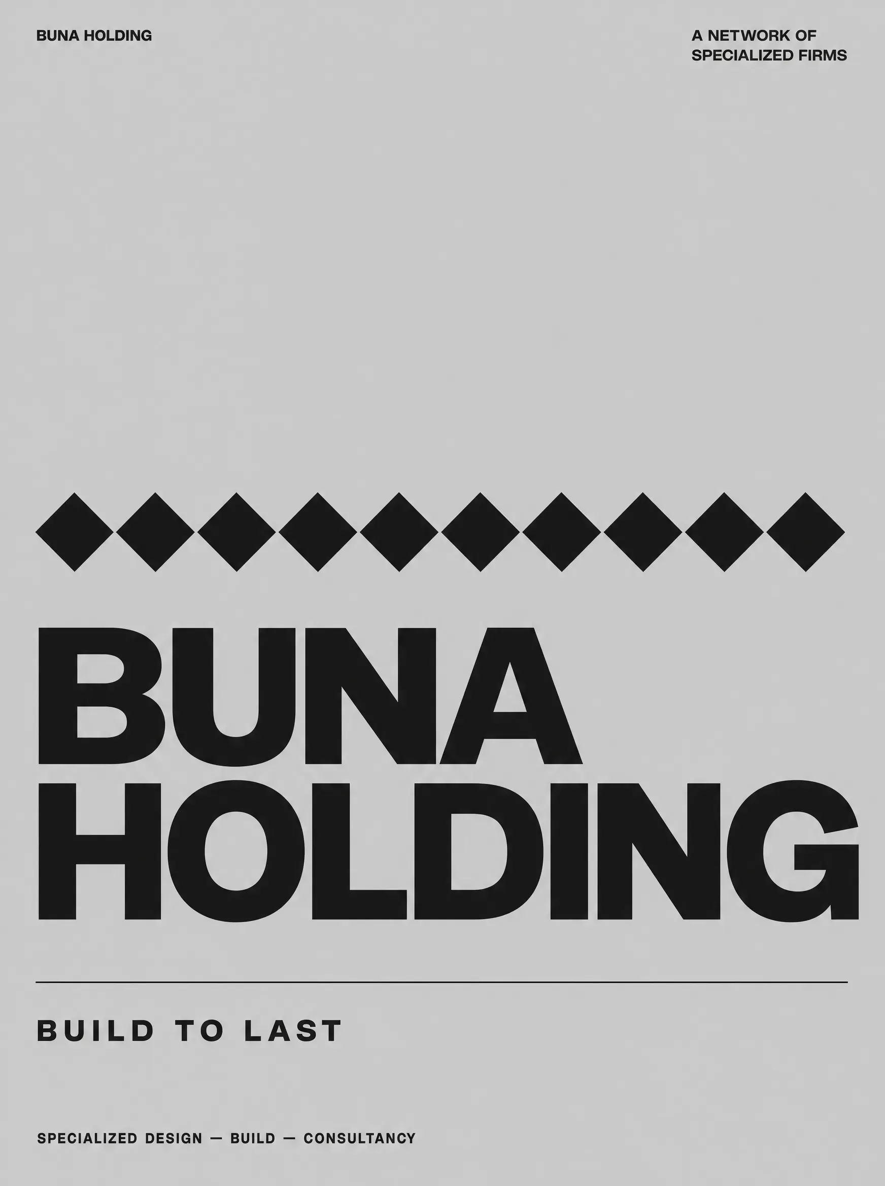 build to last typographic poster