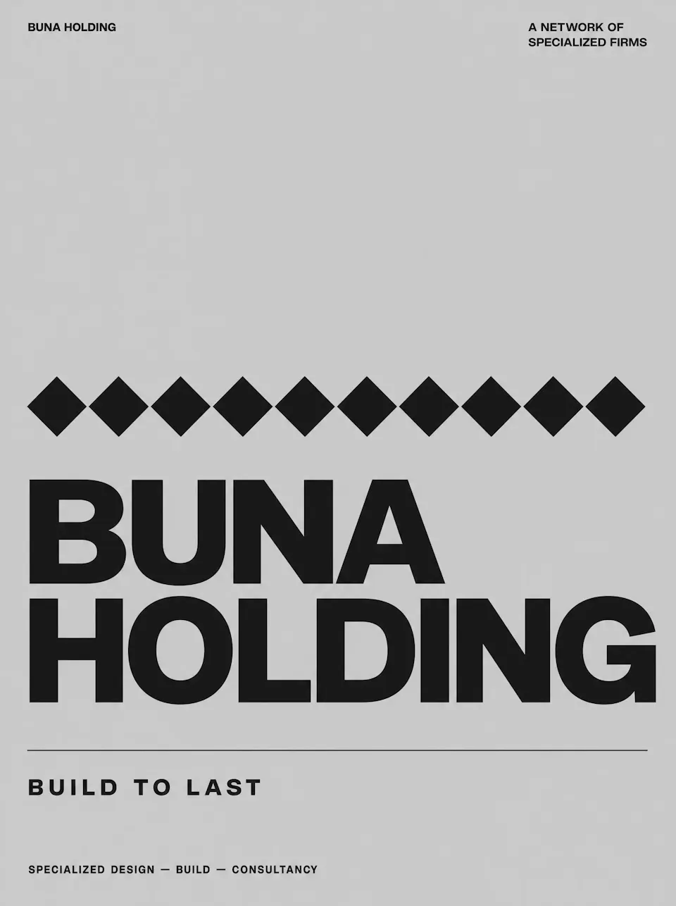 build to last typographic poster