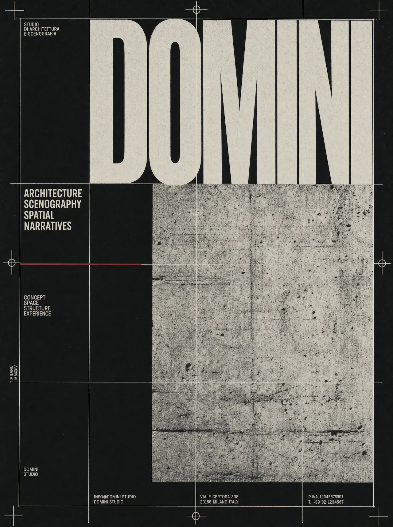 brutalist studio poster