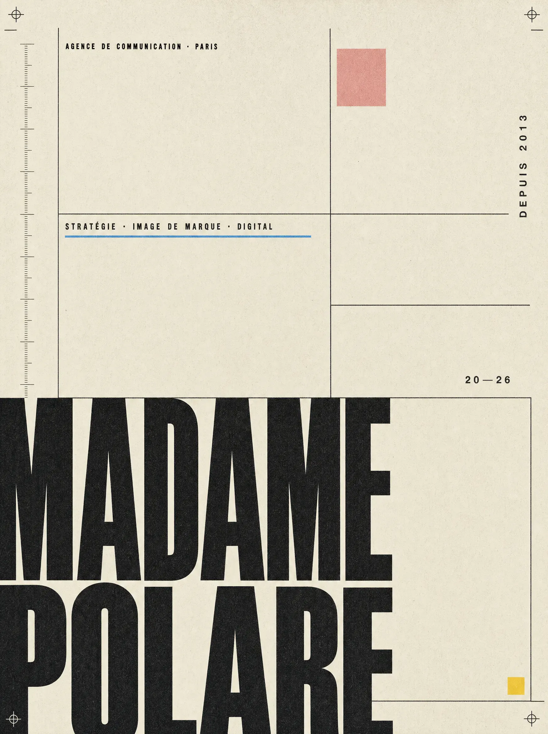 editorial grid poster