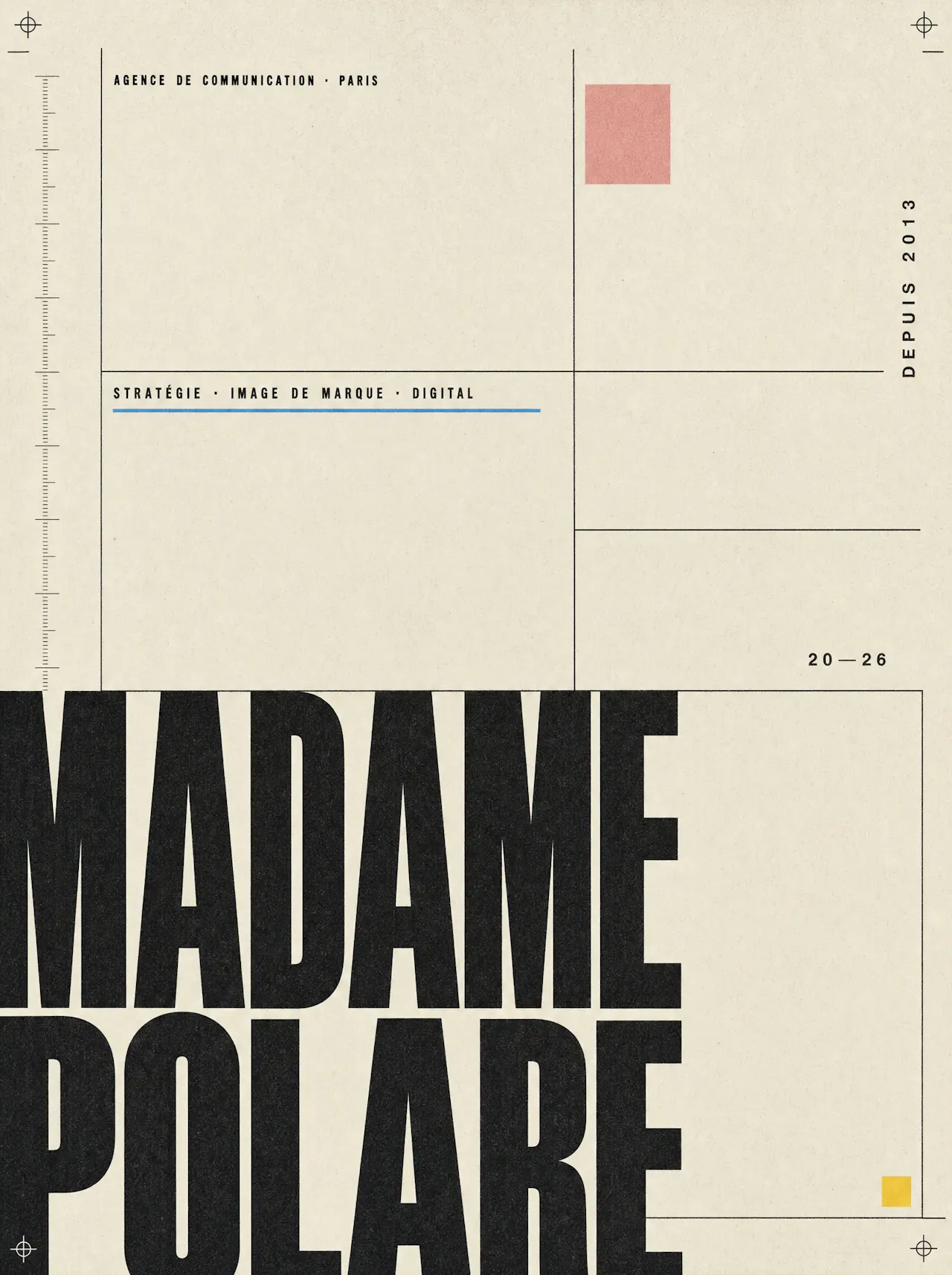 editorial grid poster