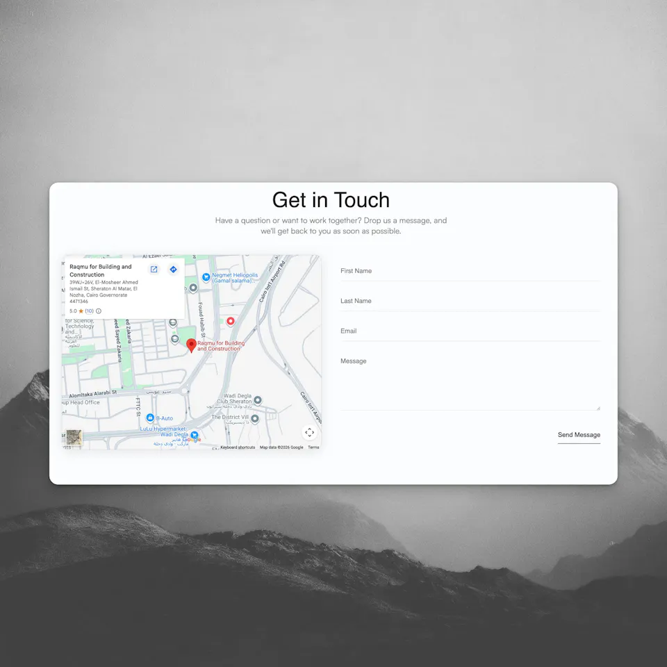 contact page