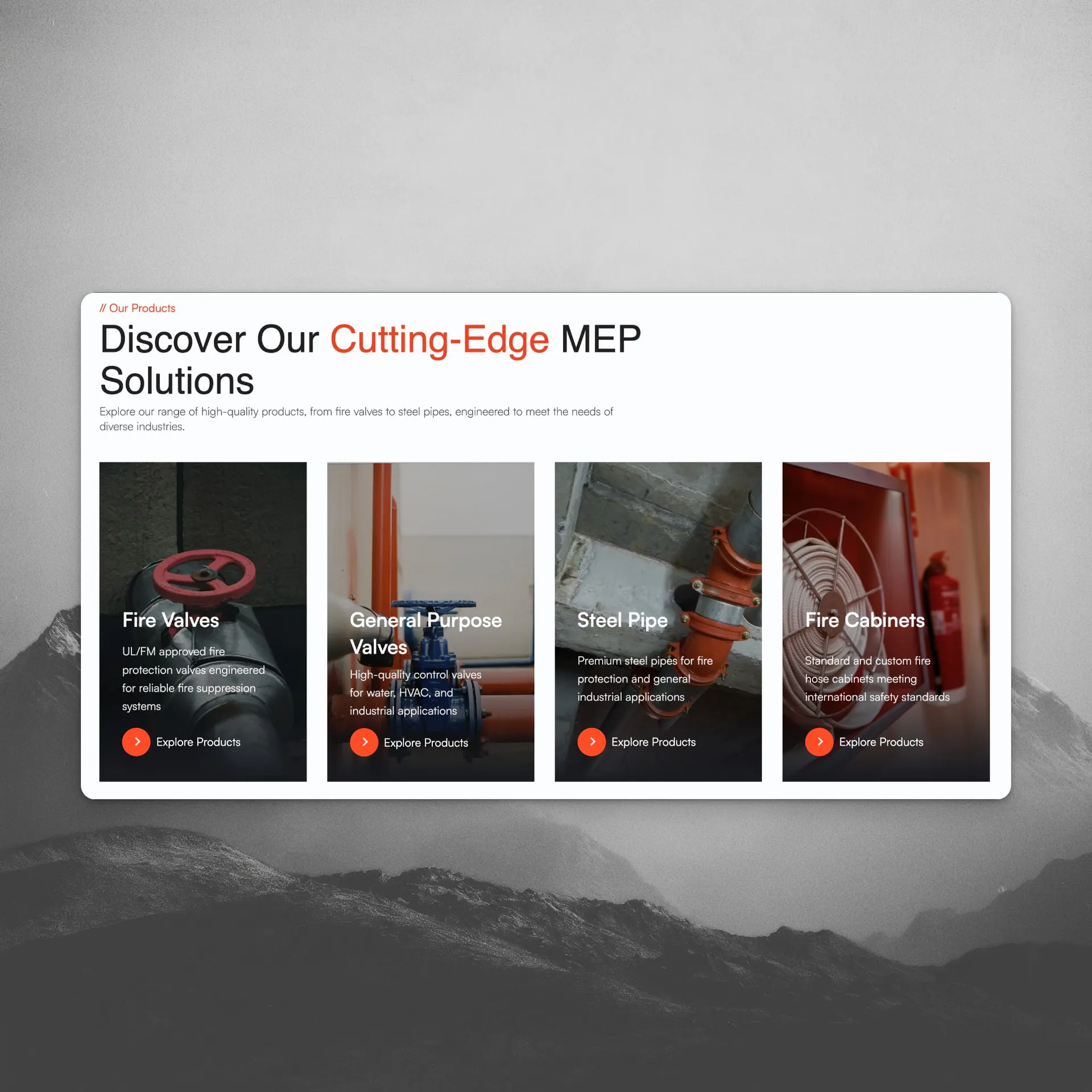 mep solutions categories