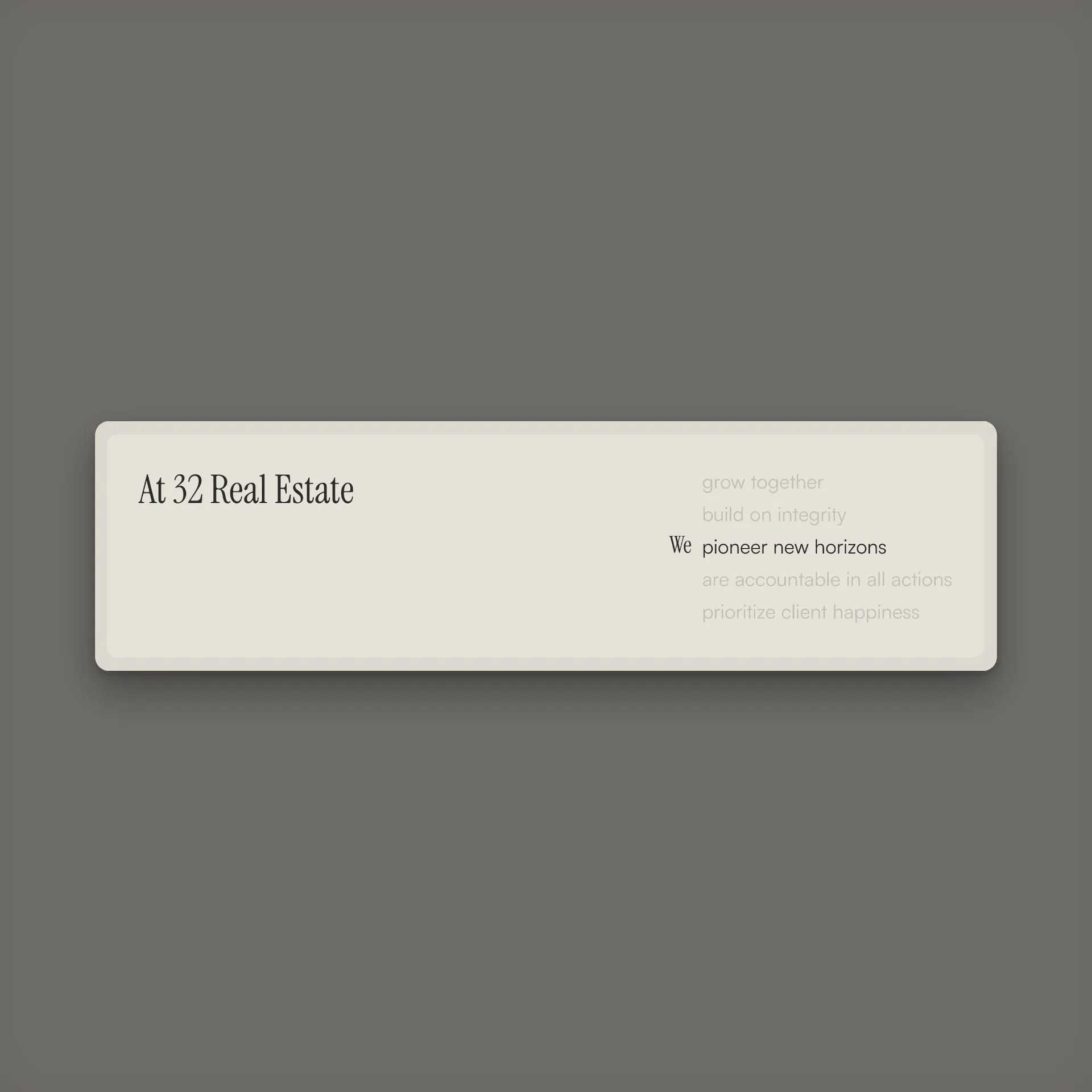 32 Real Estate — screen 4