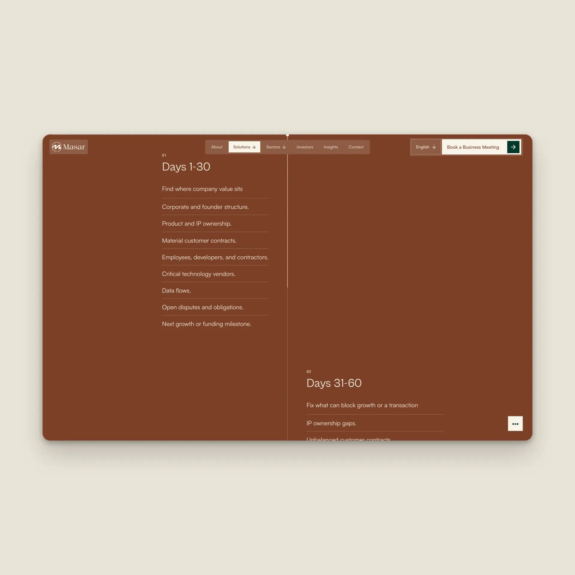 MASAR Business Legal Advisors — screen 10