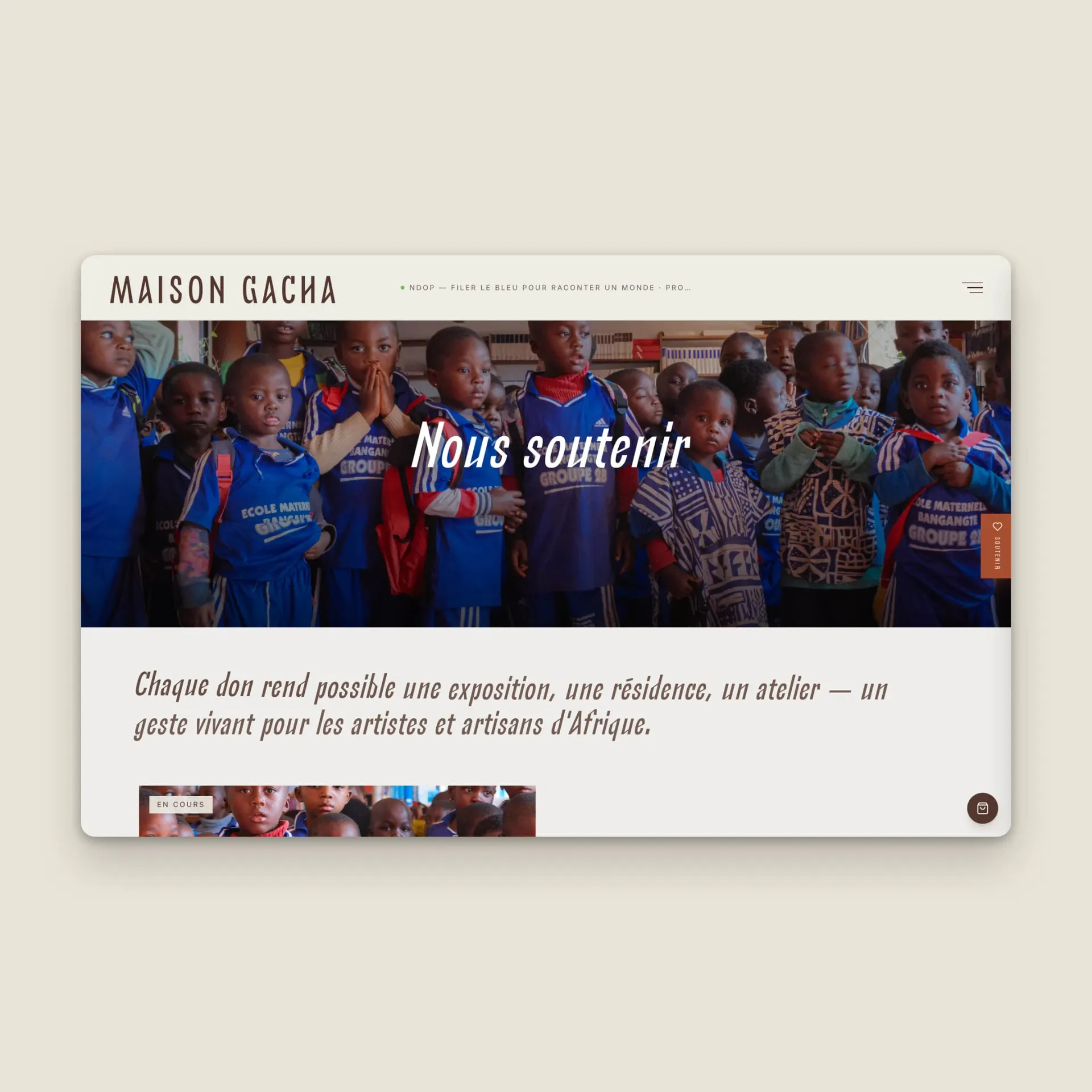 Maison Gacha website, screen 26
