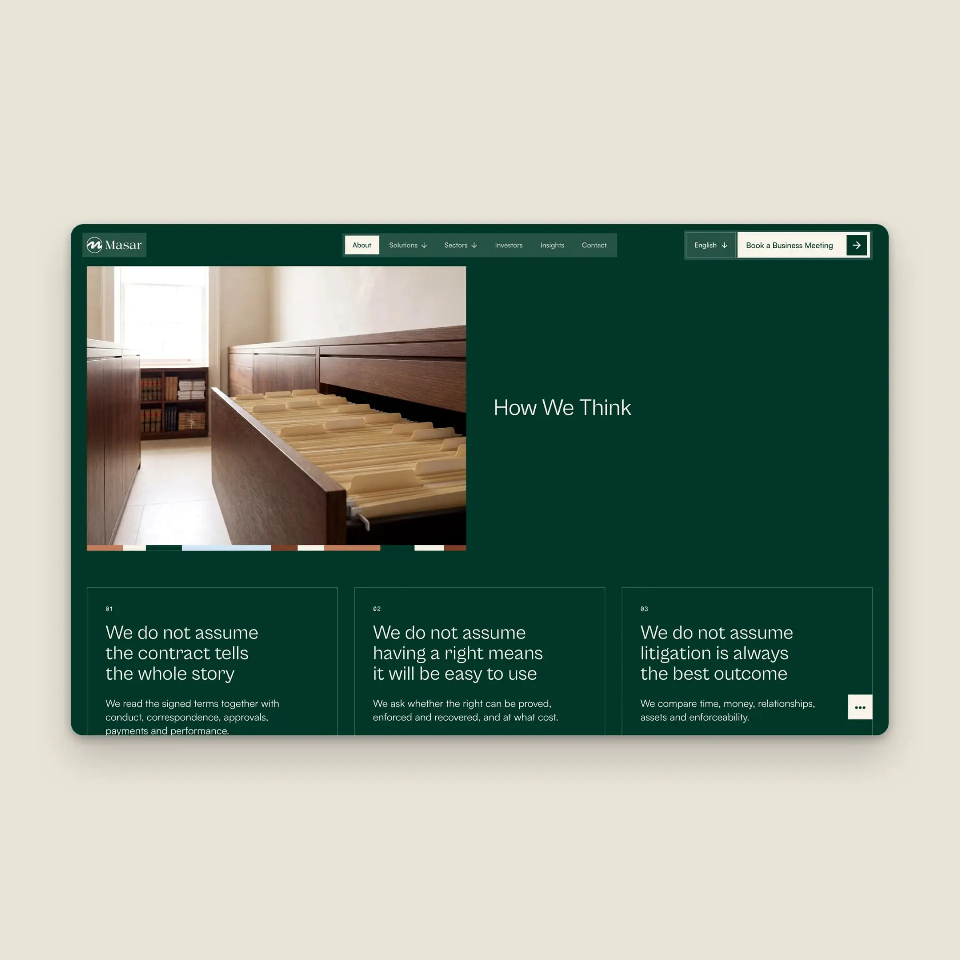 MASAR Business Legal Advisors — screen 5