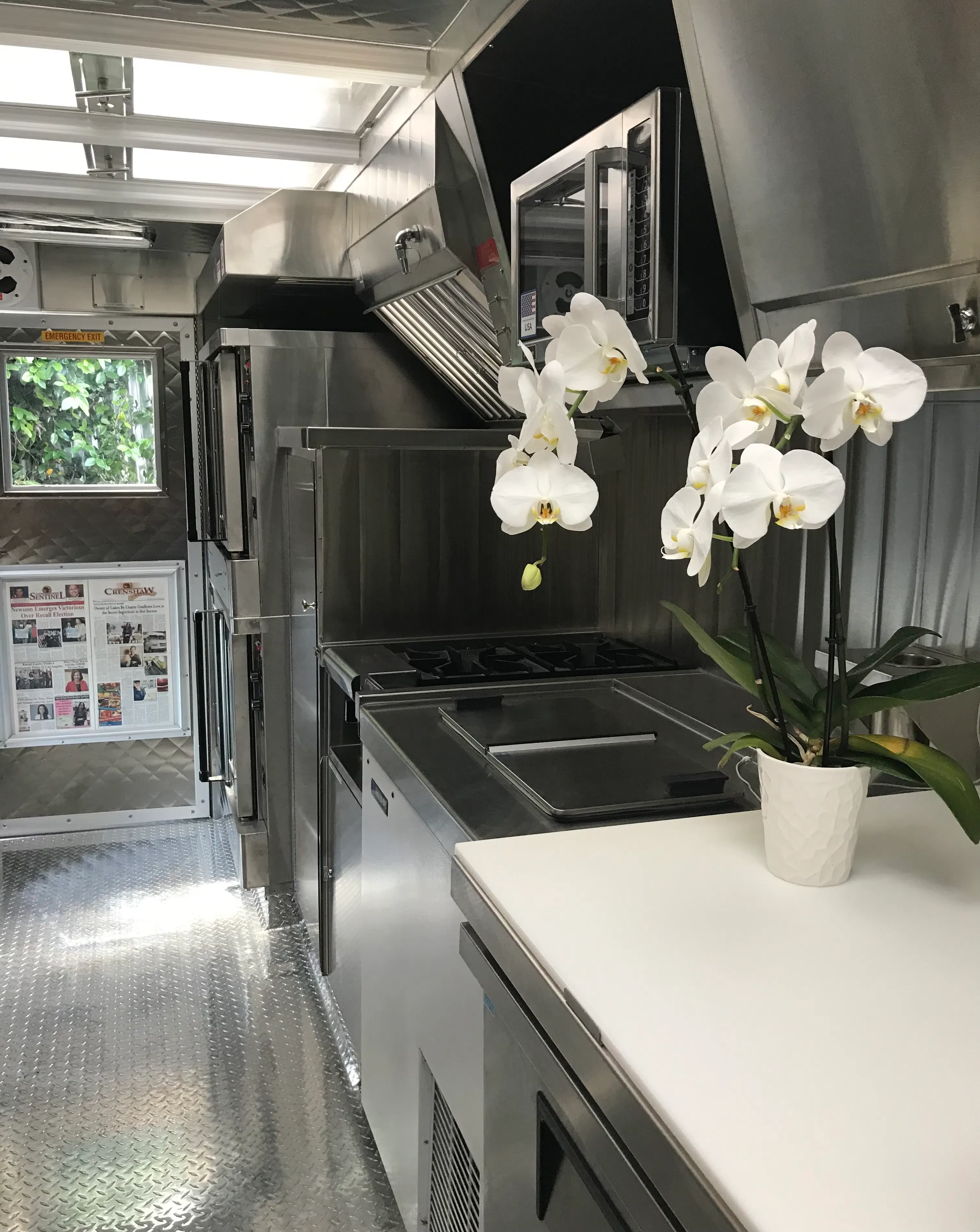 Mobile Bakery Interior