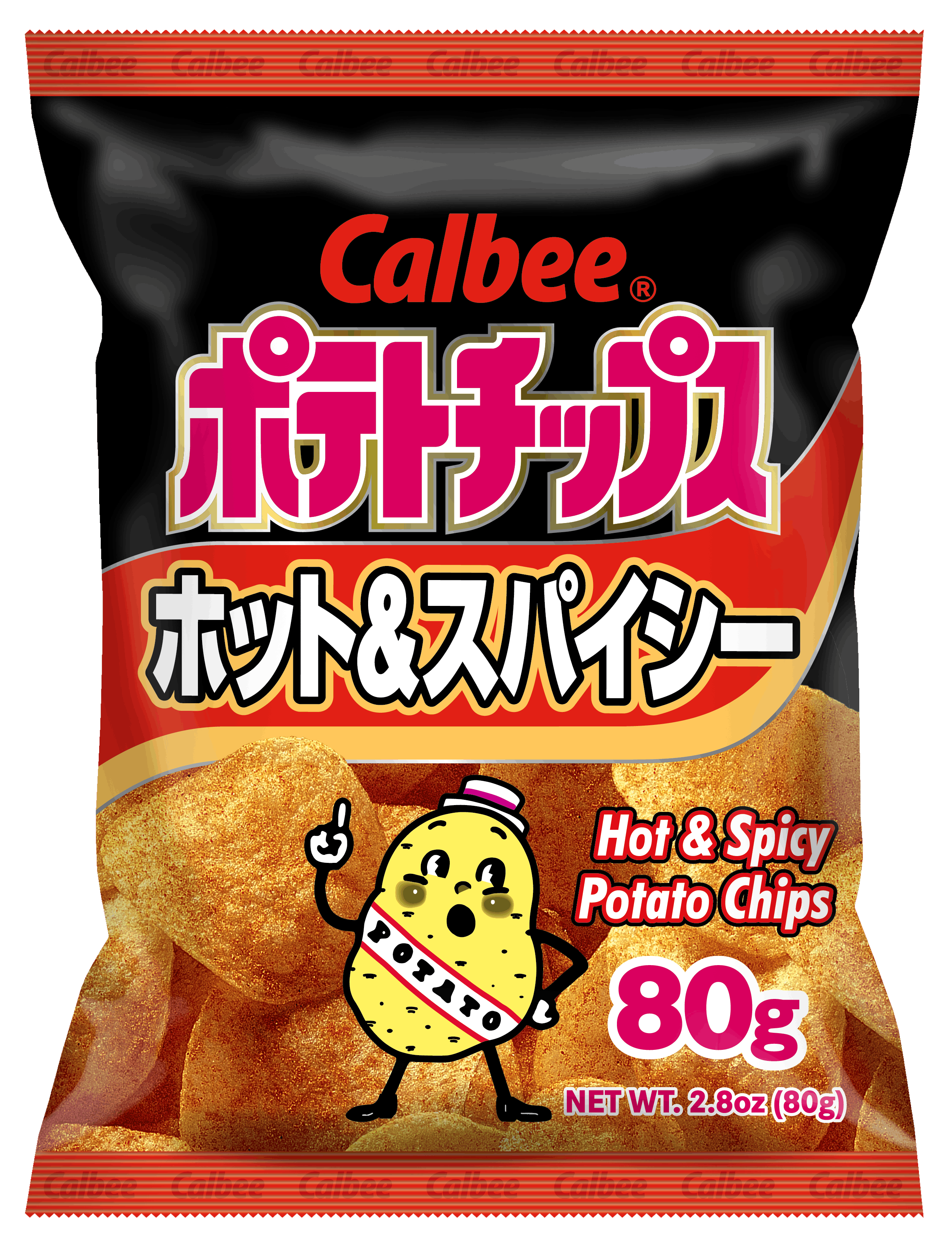 Calbee Potato Chips - Hot & Spicy